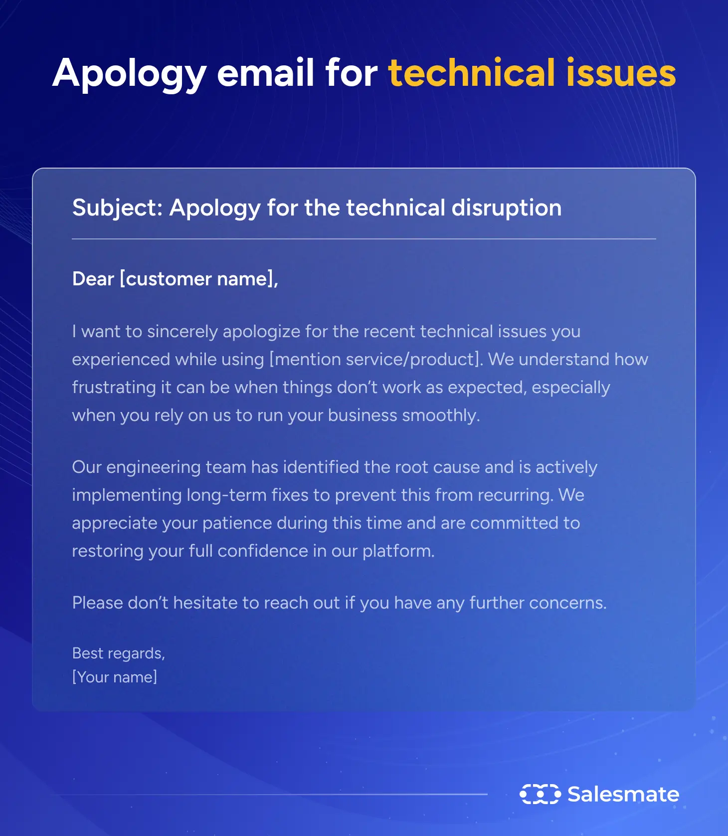 Apology Email Apology Email