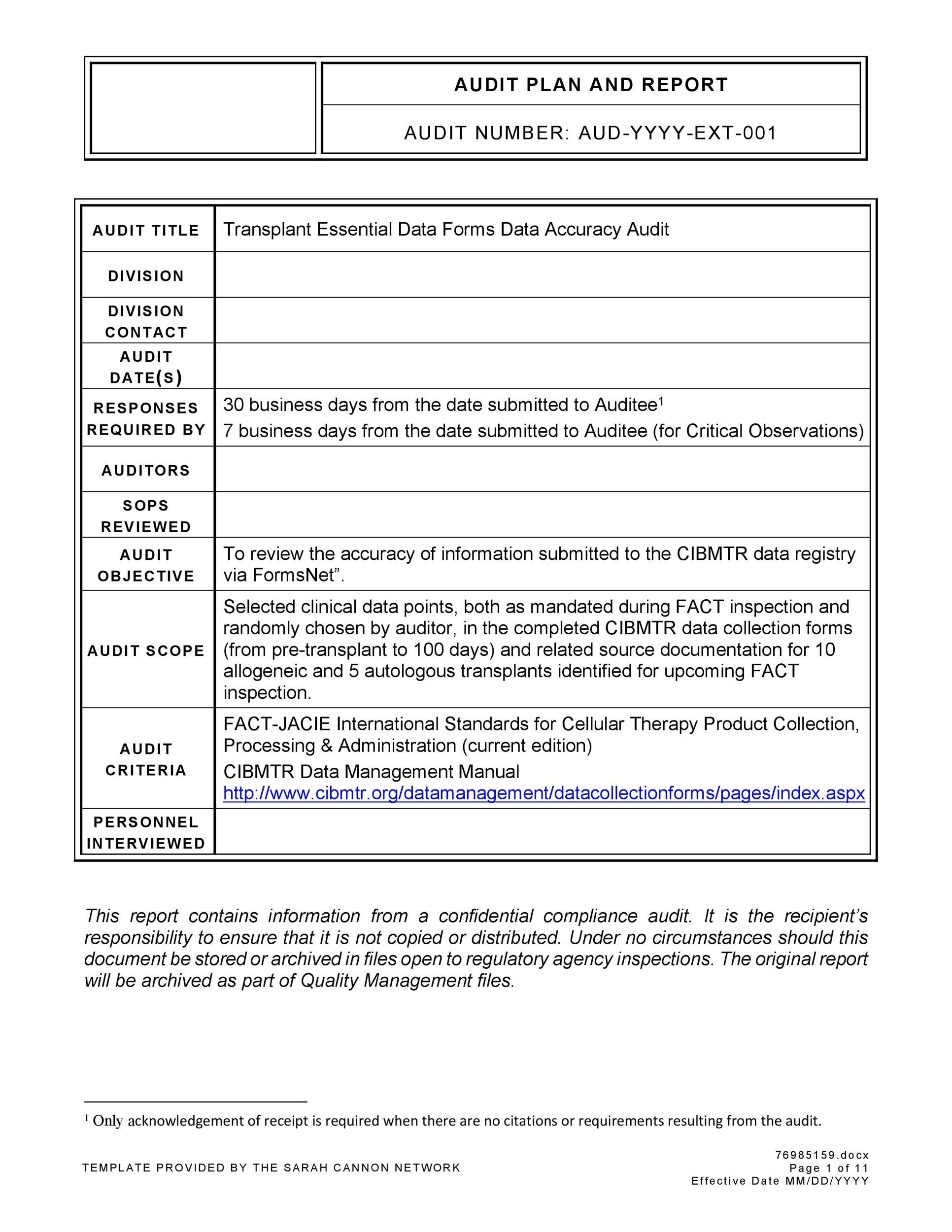 Audit Report