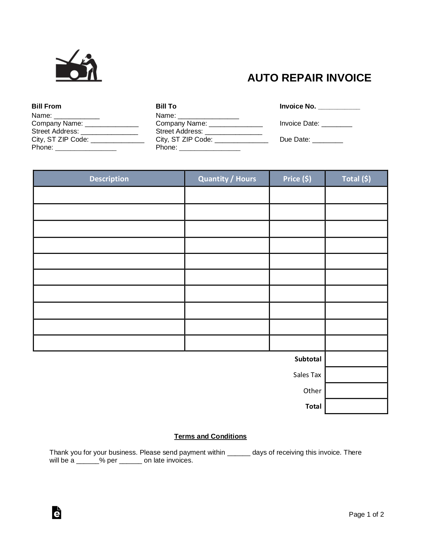 Auto Body Mechanic