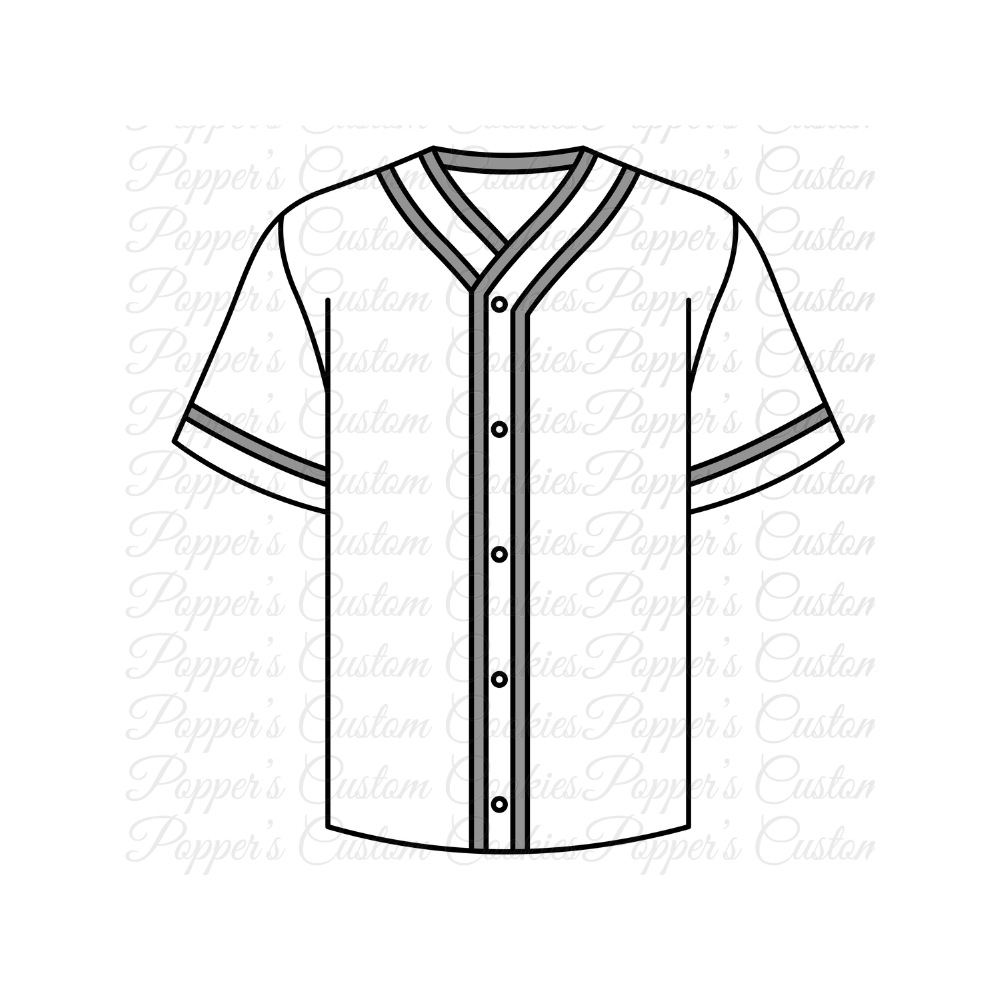Baseball Jersey Dyo Blank