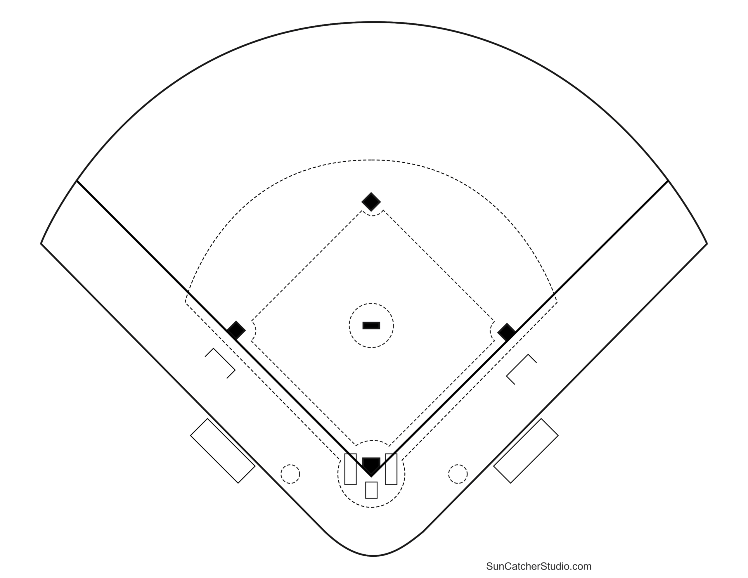 free printable baseball template printable