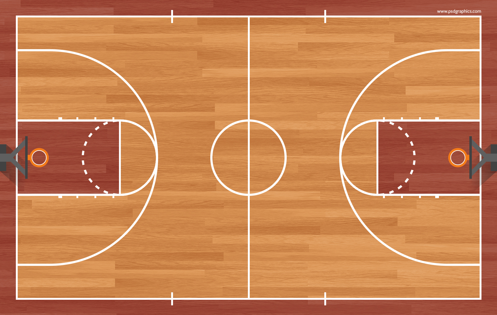 Basketball Court Psd