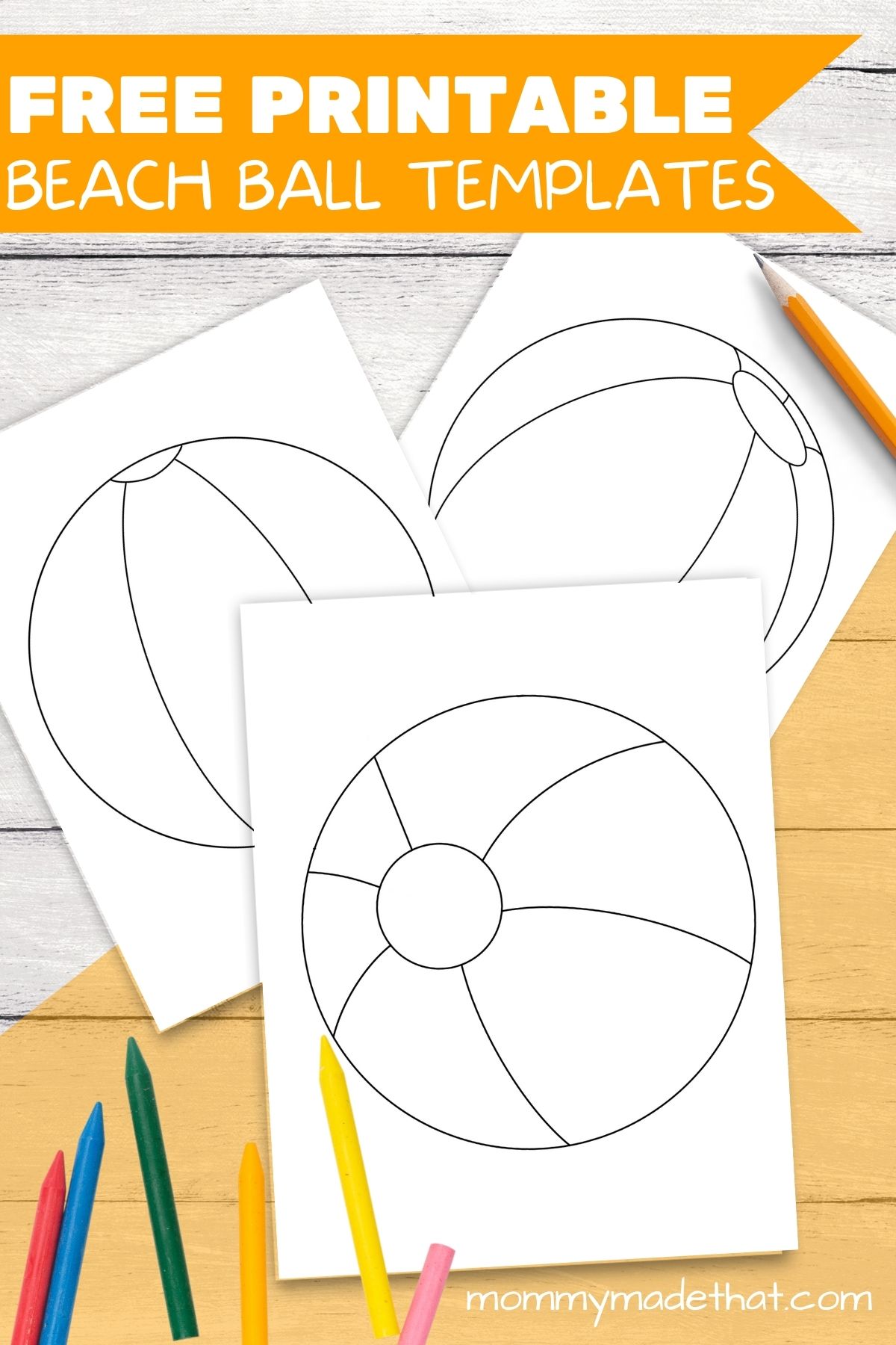 Beach Ball Template