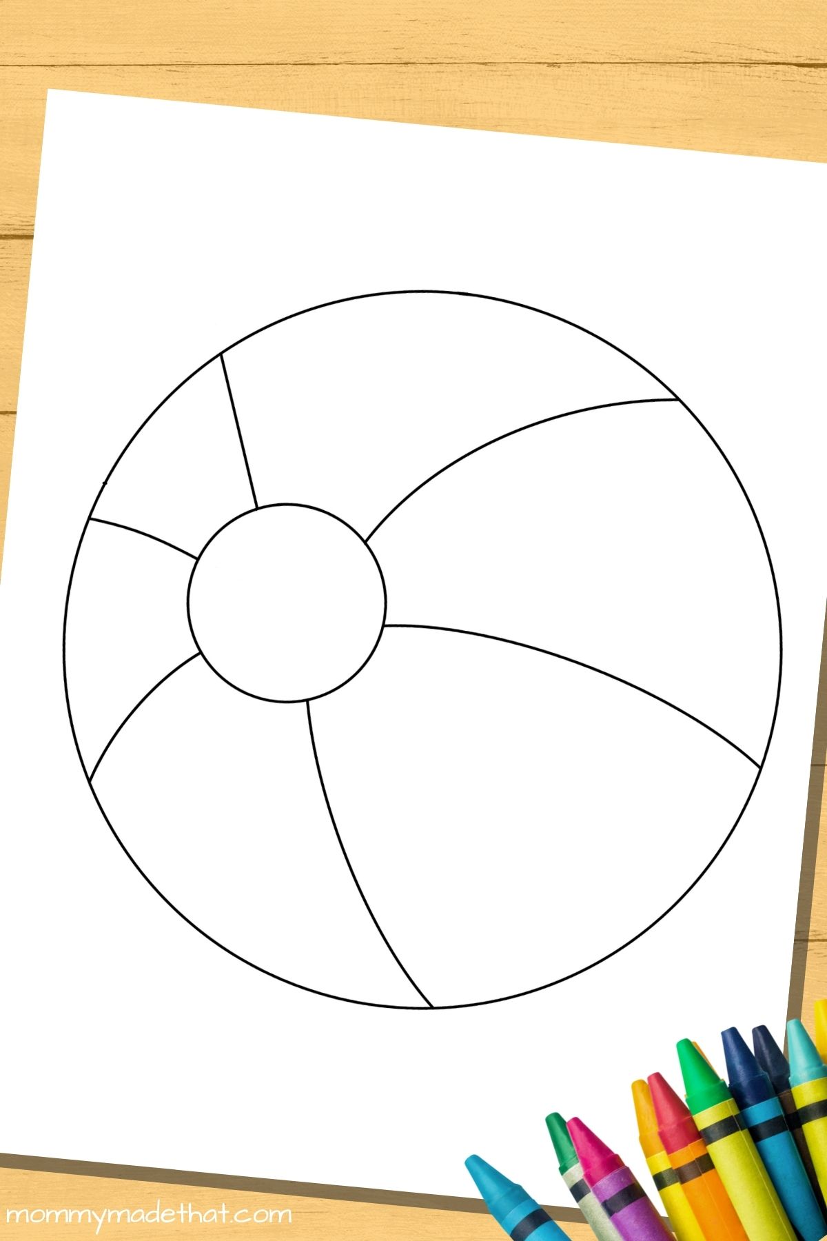 Beach Ball Template