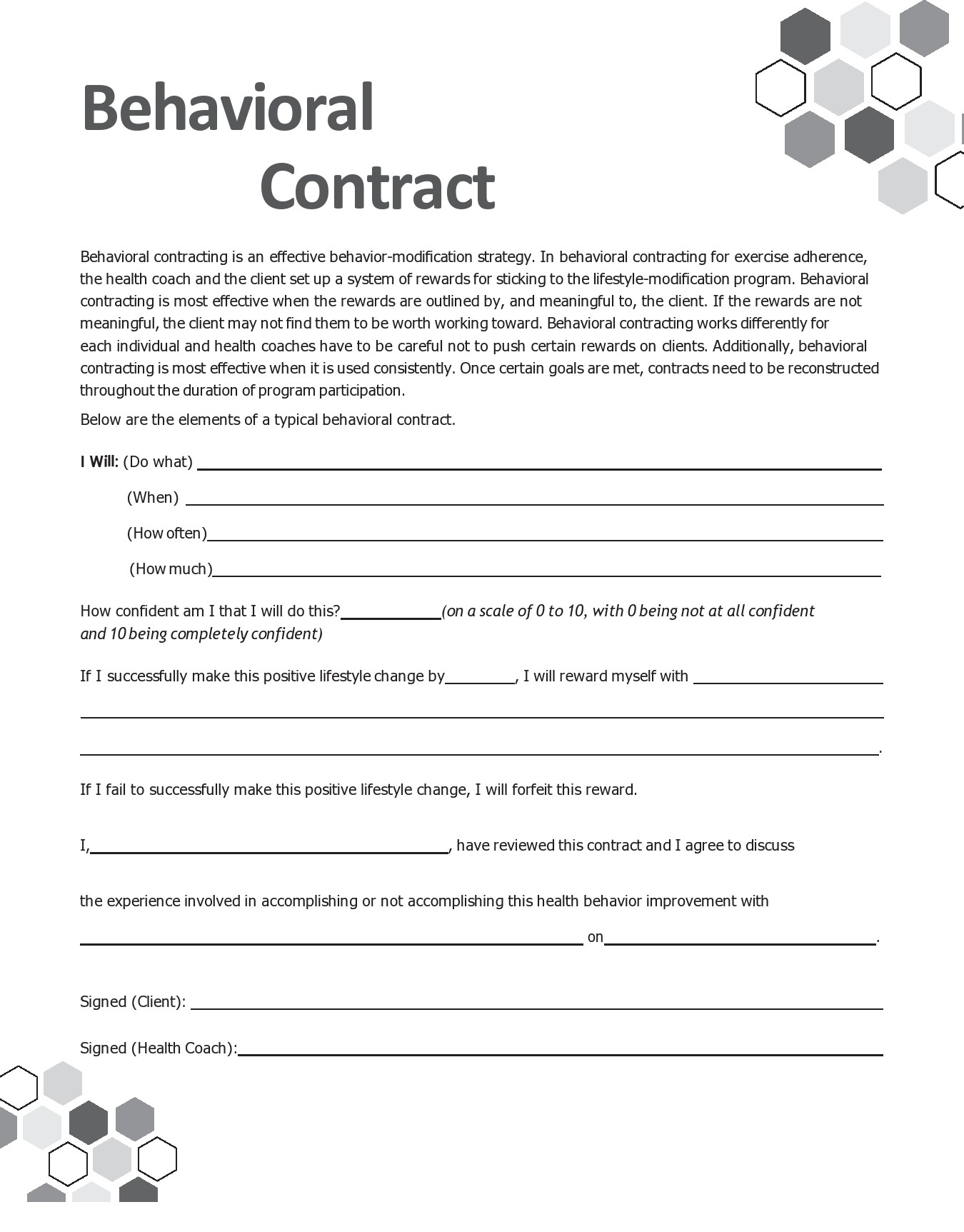 Behavior Contract Behavior Contract