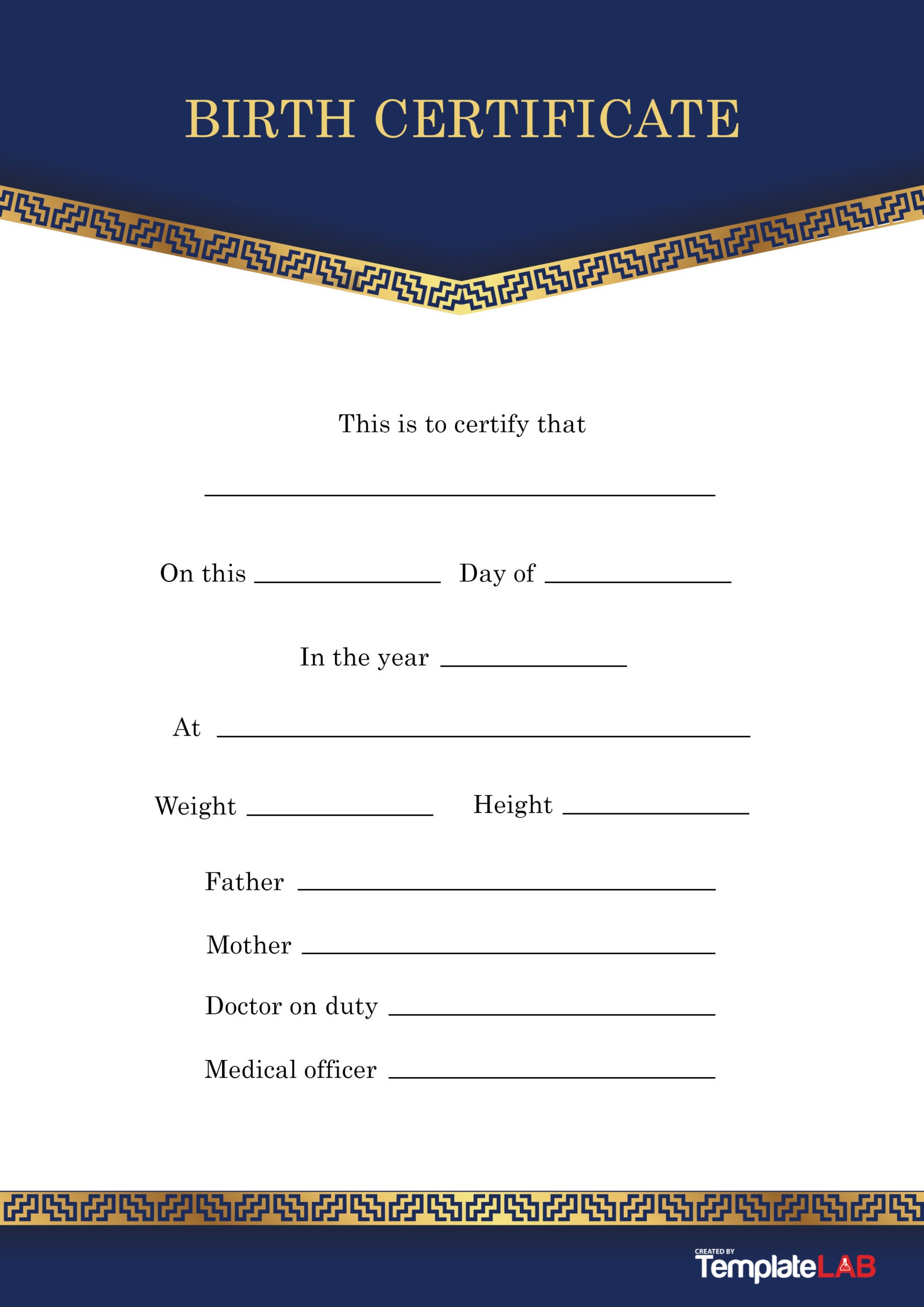 Birth Certificate Templates Birth Certificate Templates