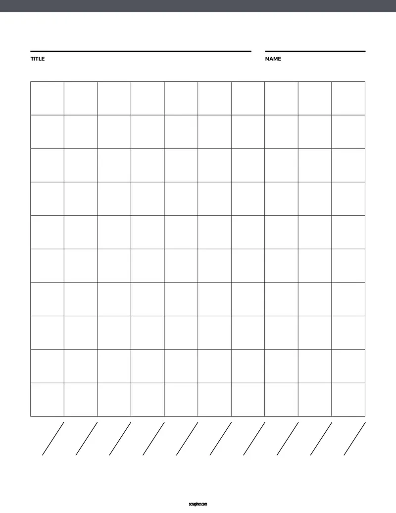 Blank Bar Graph