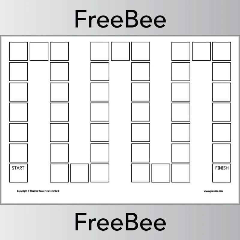 Blank Board Game Template