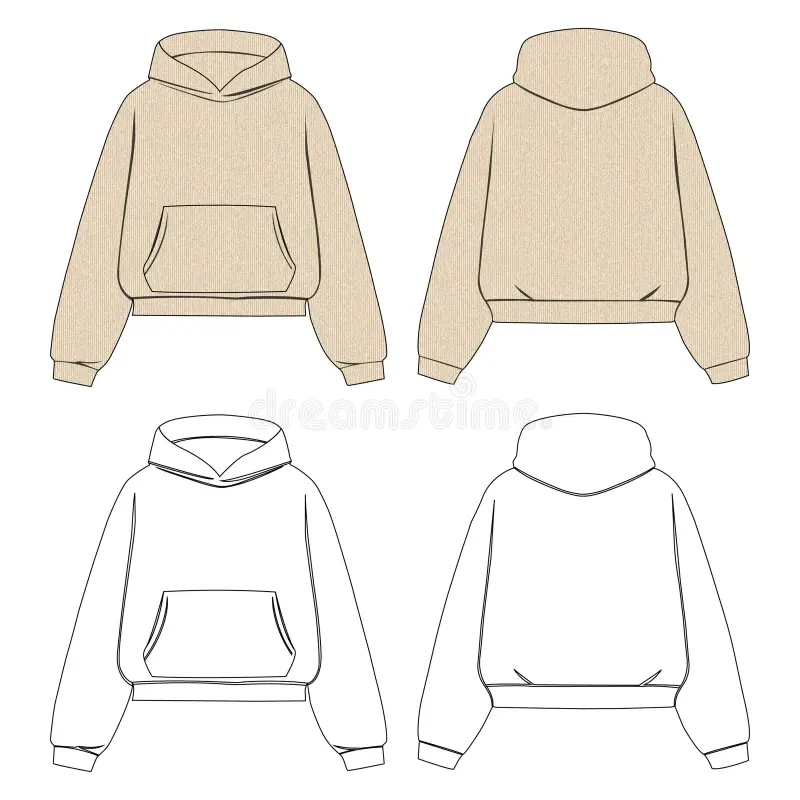 Blank Hoodie Template