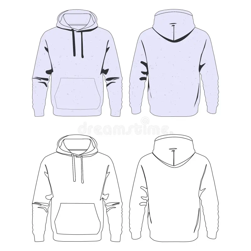 hoodie sample template