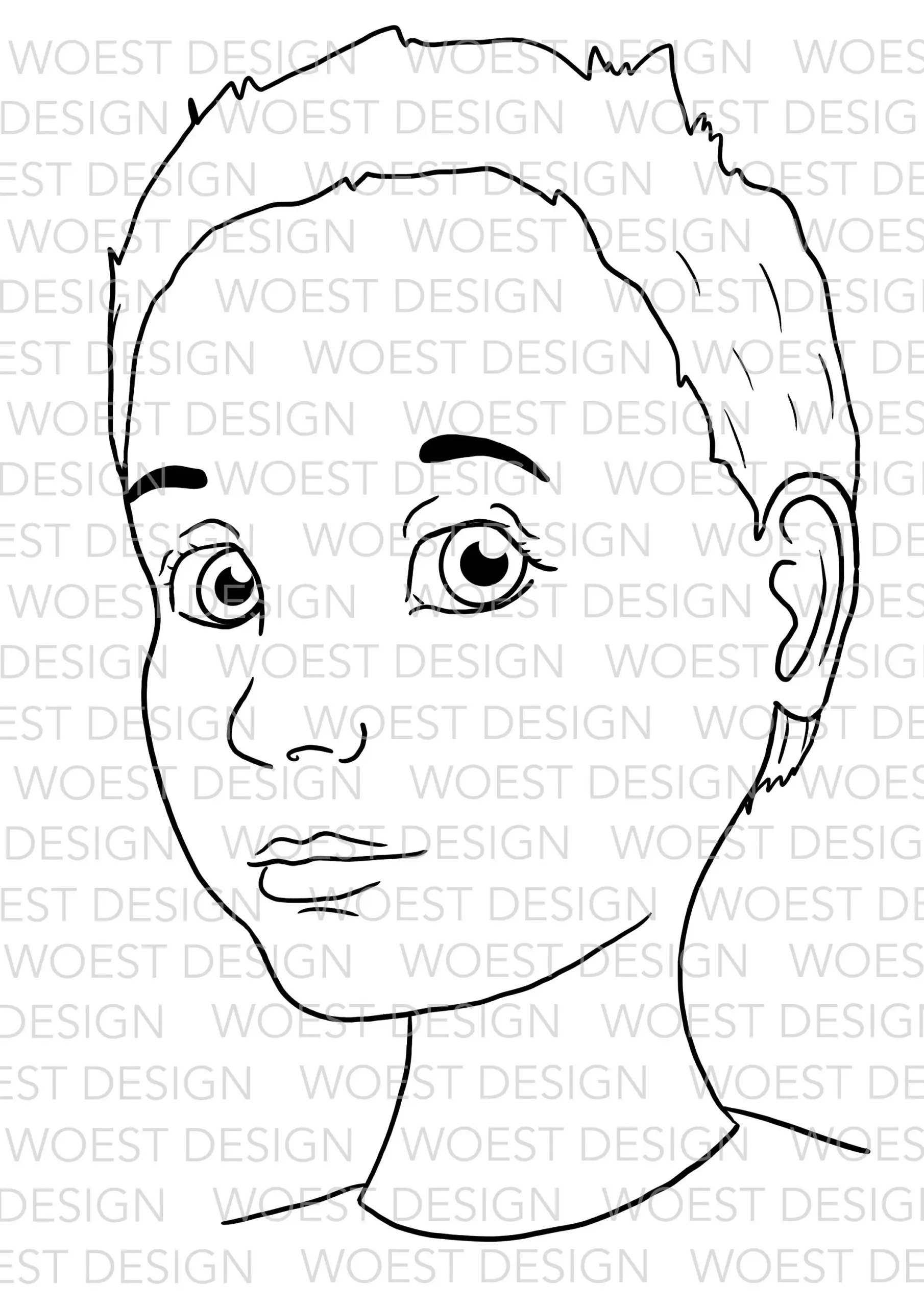 Blank Line Art Template Set A Digital Blank Line Art Template Set A Digital