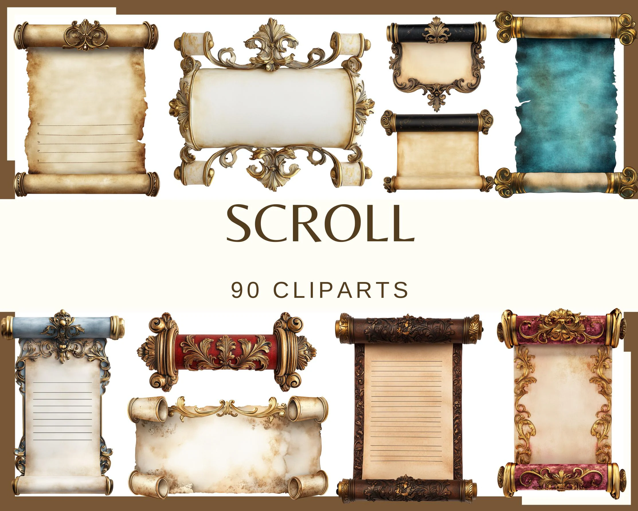 Blank Scroll Template Blank Scroll Template