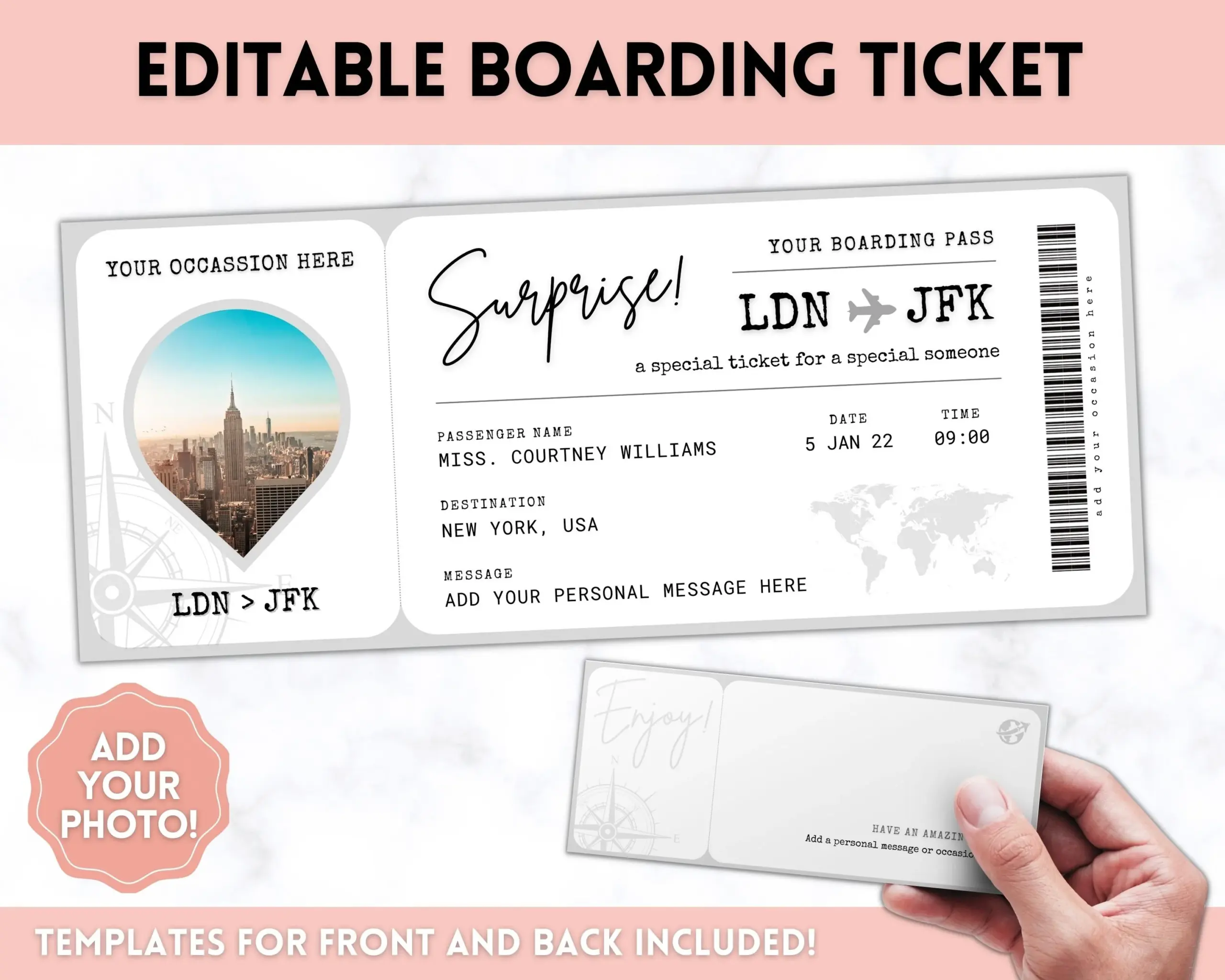 Boarding Pass Template