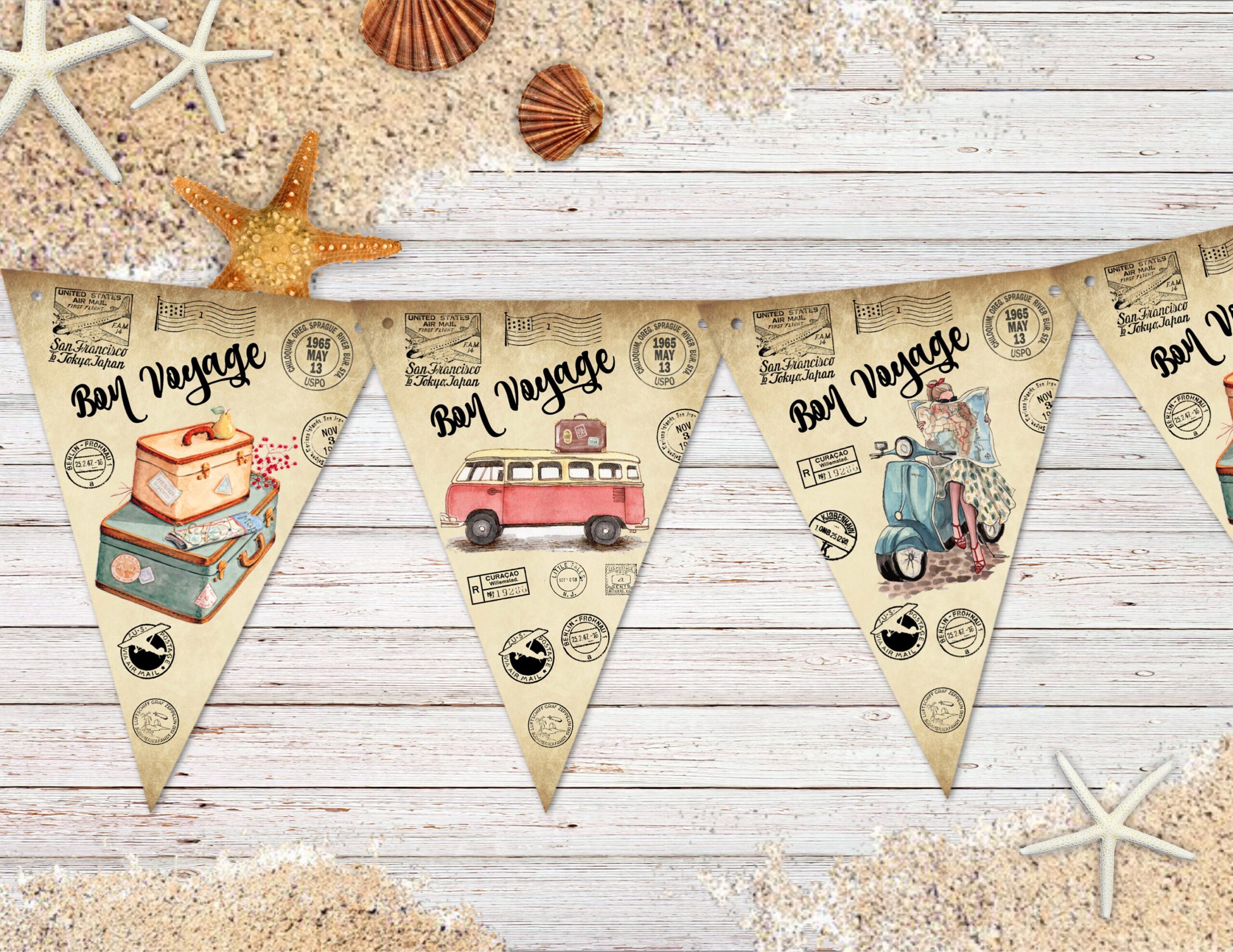 free printable banner template bon voyage free printable banner template bon voyage