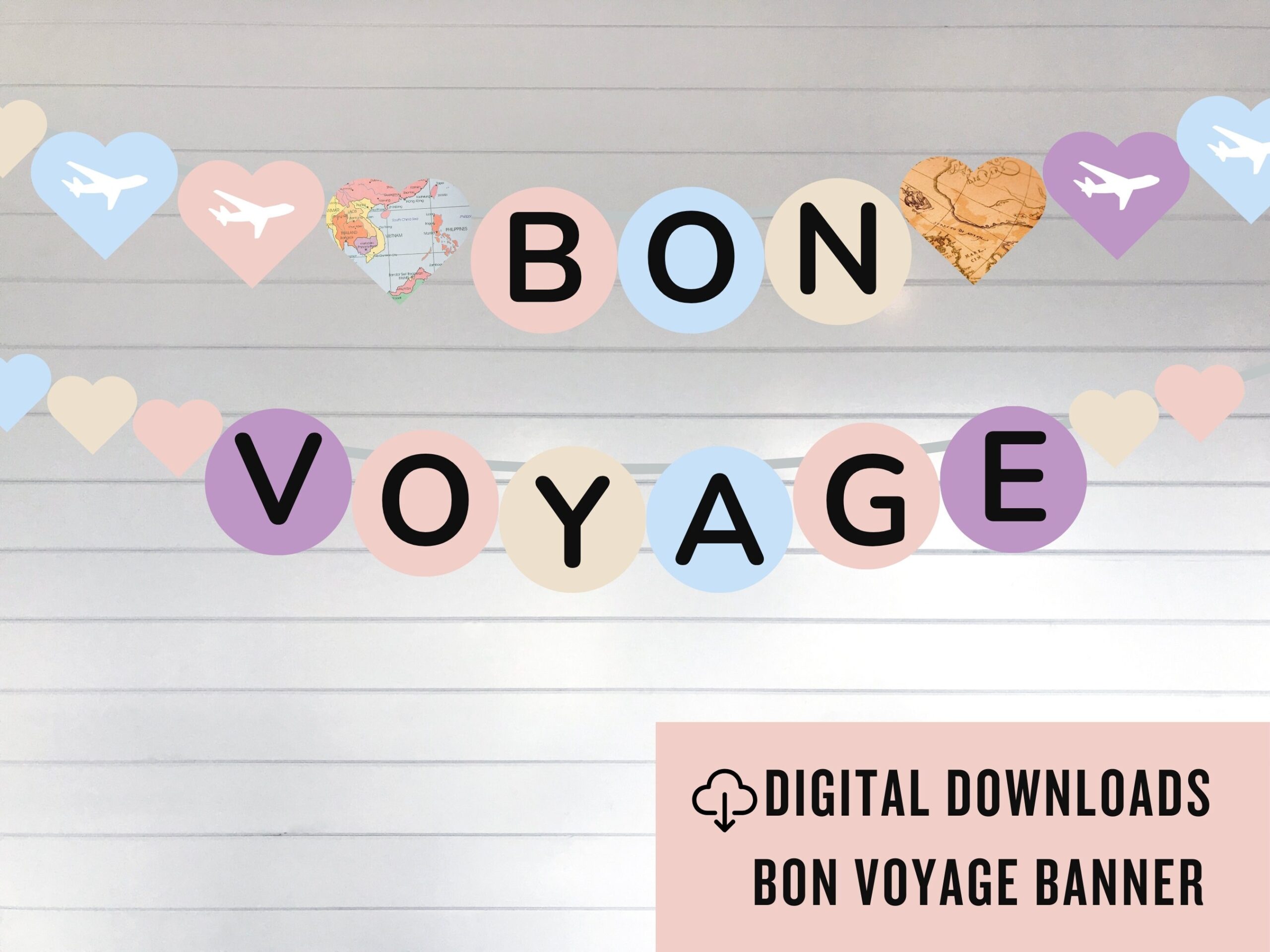Bon Voyage Banner Travel Party Bon Voyage Banner Travel Party
