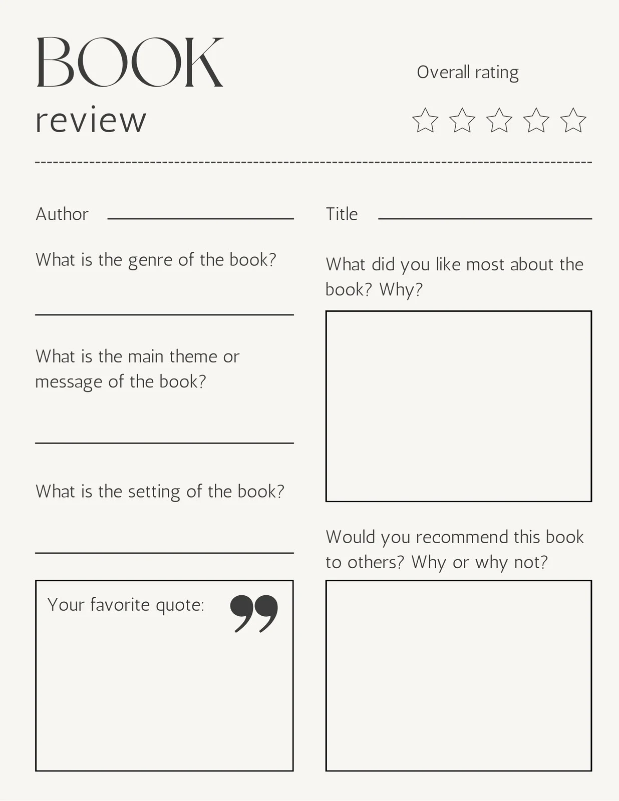 Book Review