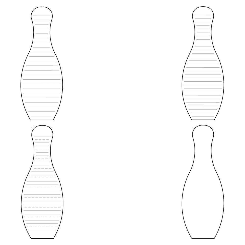 free printable bowling pin template free printable bowling pin template