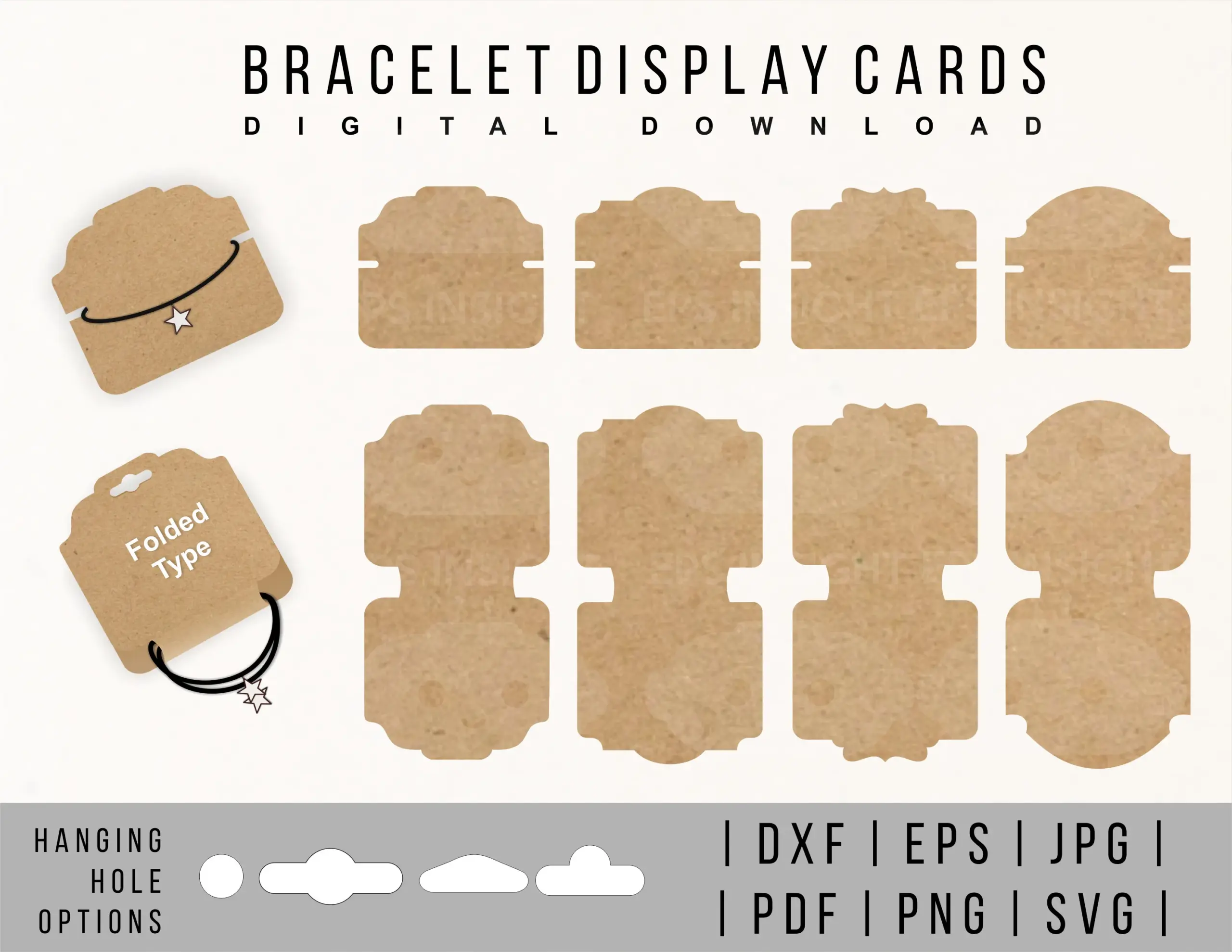 Bracelet Card Template Bracelet Card Template