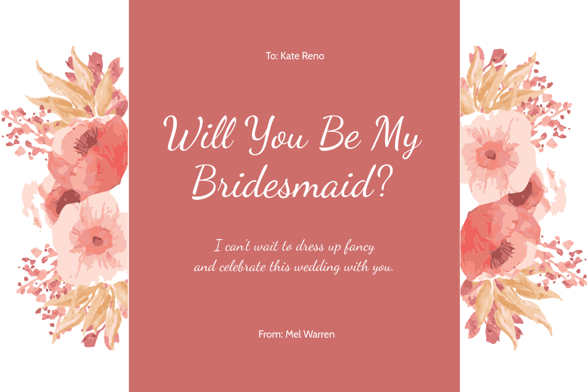 Bridesmaid
