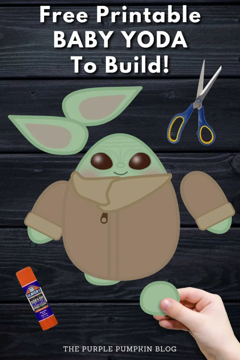 Build A Baby Yoda Free Printable Build A Baby Yoda Free Printable