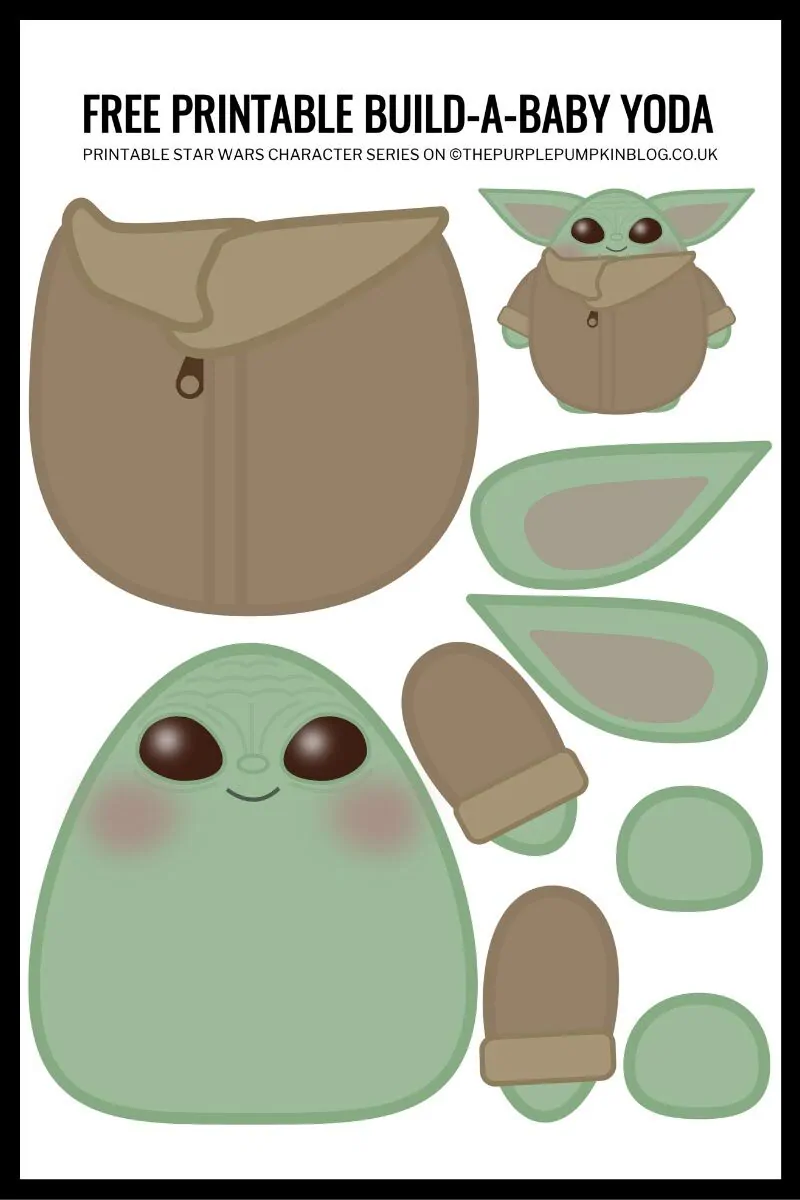 Build A Baby Yoda Free Printable