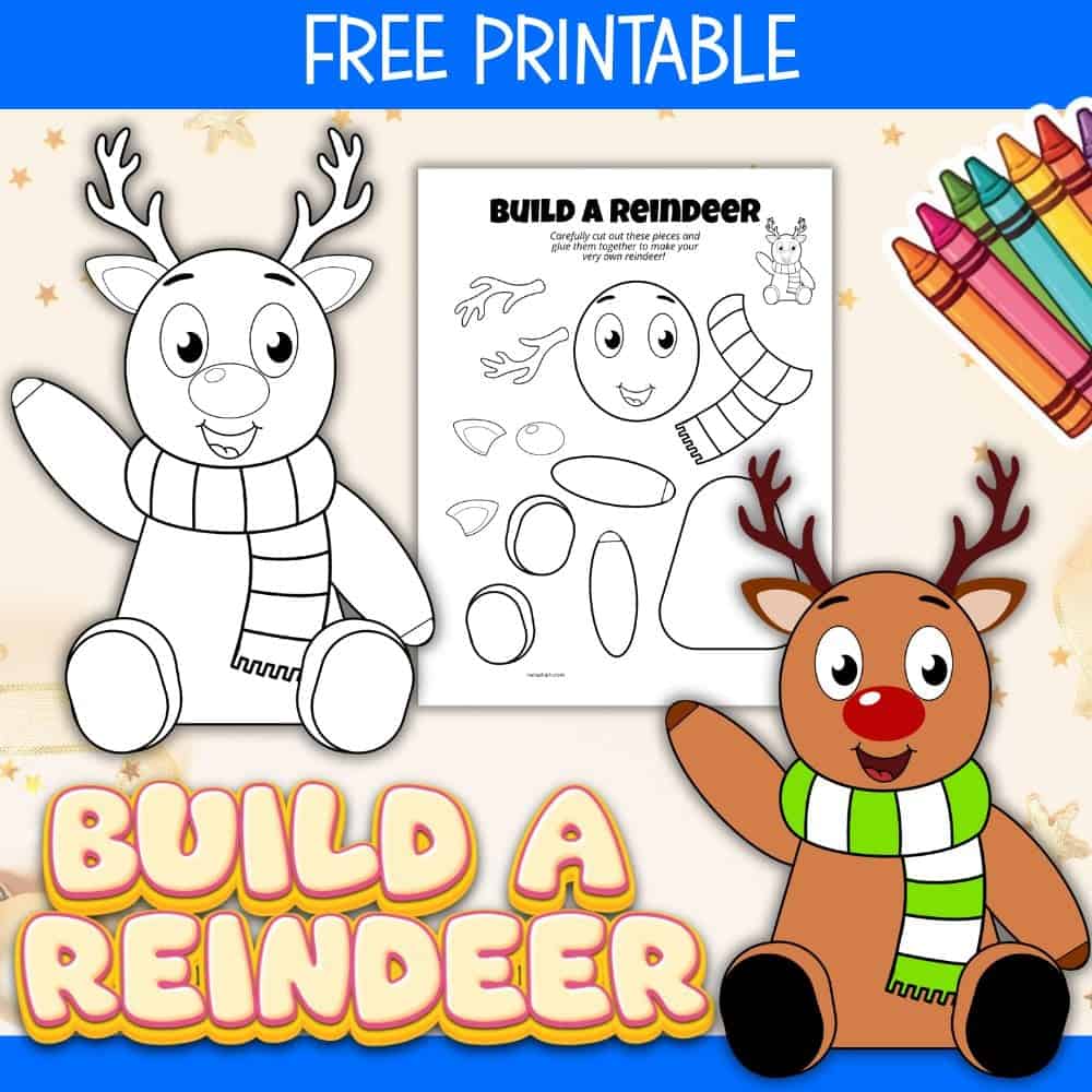 Build A Reindeer Craft Build A Reindeer Craft