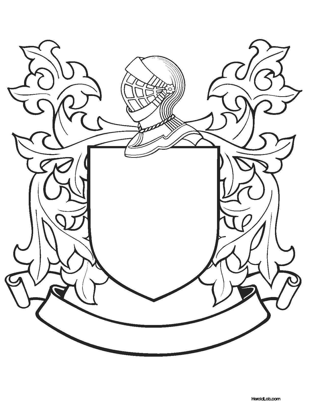 Build Your Own Coat Of Arms File Pdf Instant Download