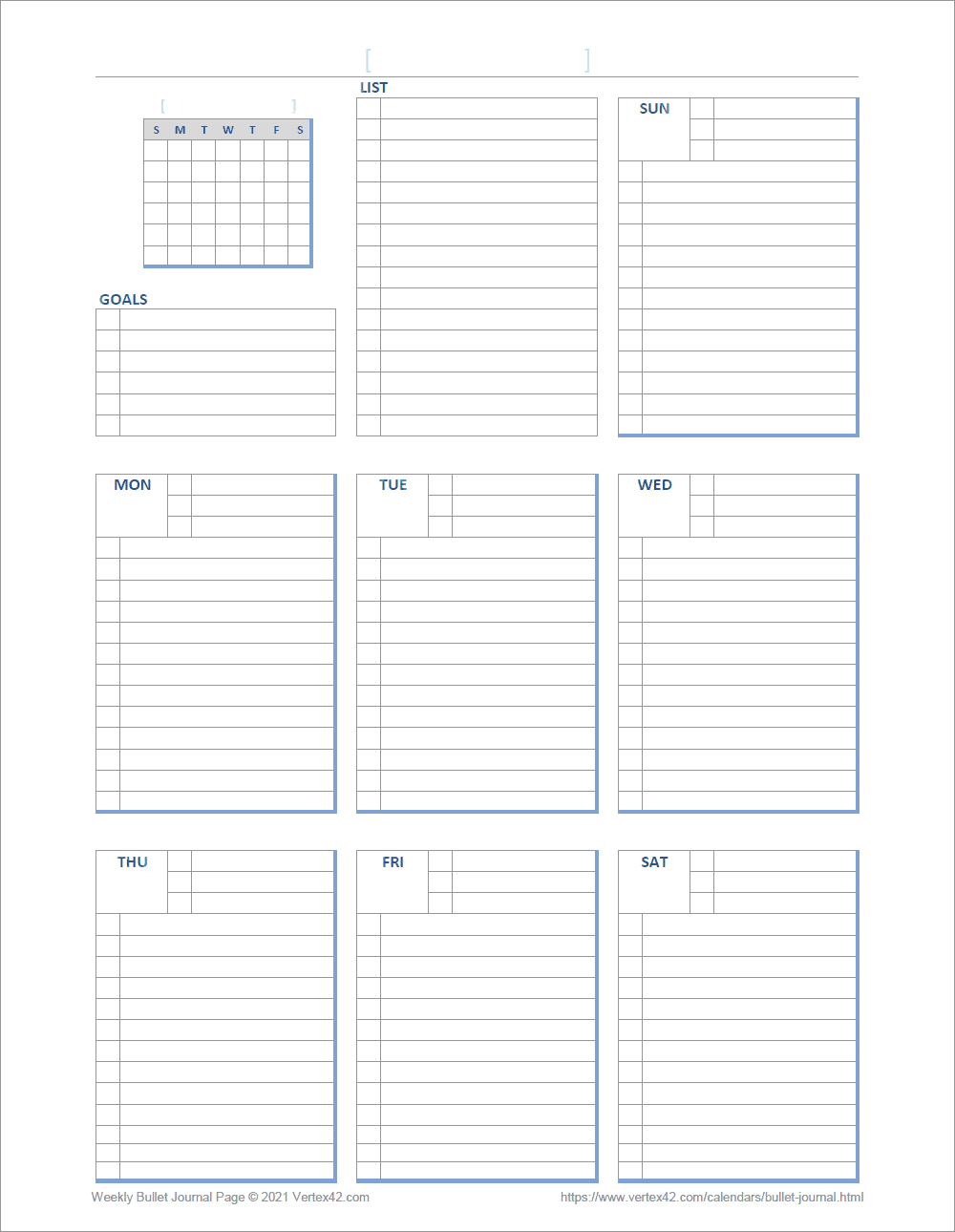 Bullet Journal Bullet Journal
