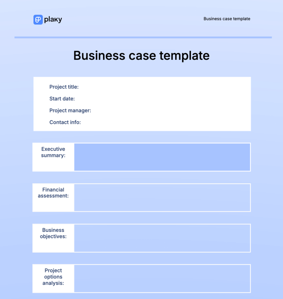 Business Case Business Case