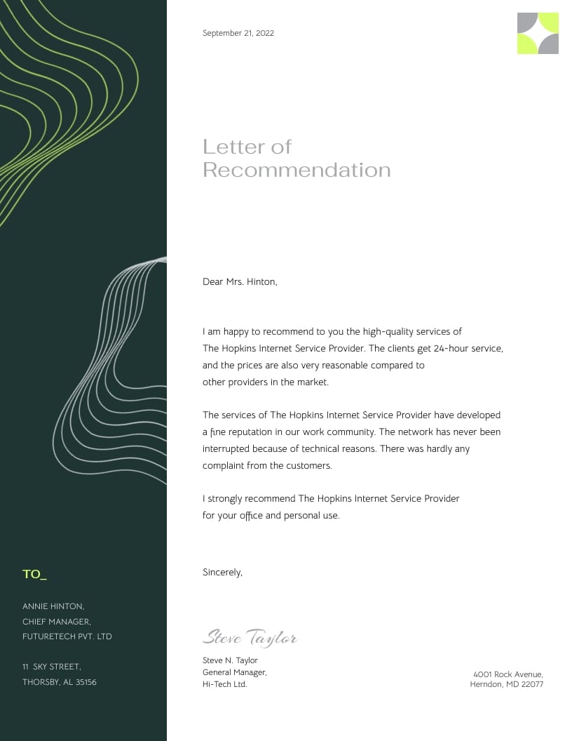 Business Services Recommendation Letter Templates 1425288914 Business Services Recommendation Letter Templates 1425288914