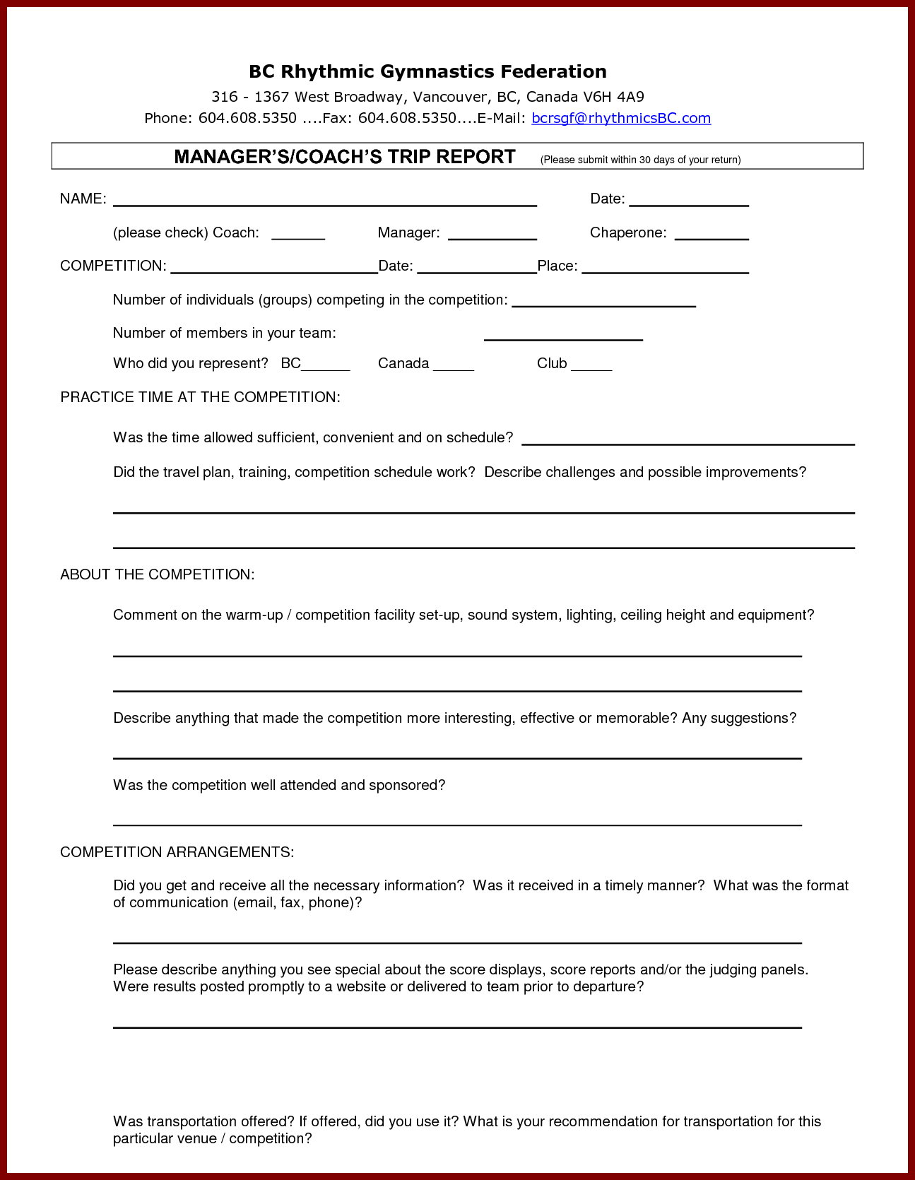Business Trip Report Examples Pdf Business Trip Report Examples Pdf