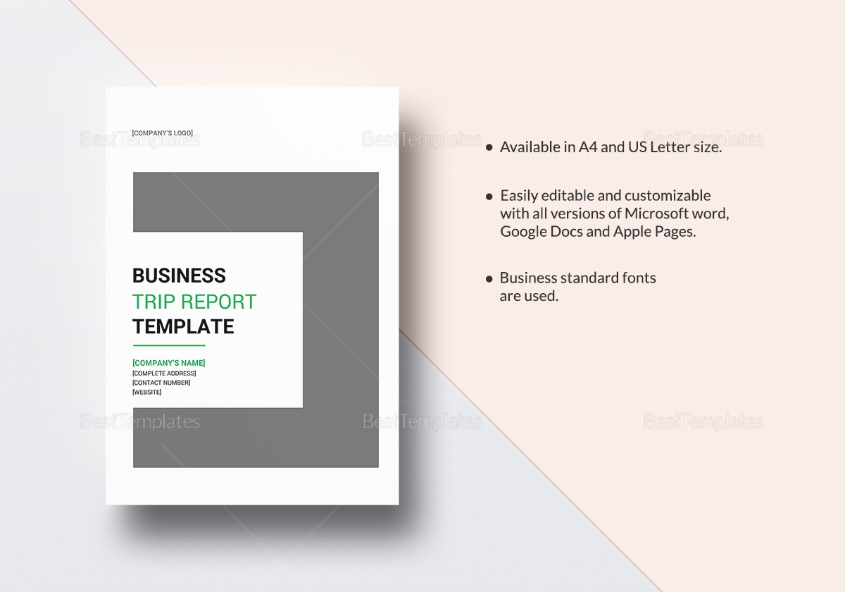 business trip report sample template business trip report sample template