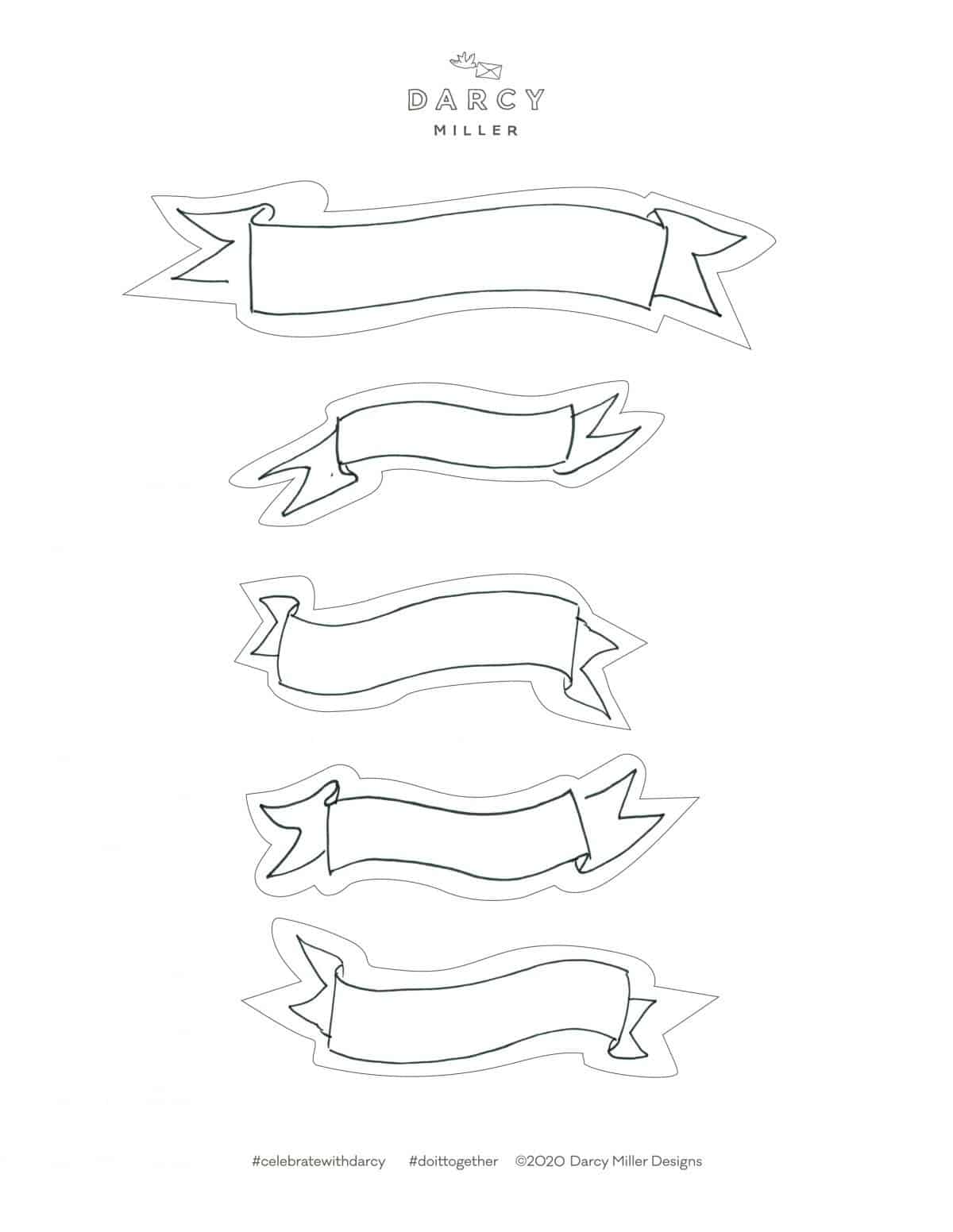 Cake Topper Banners