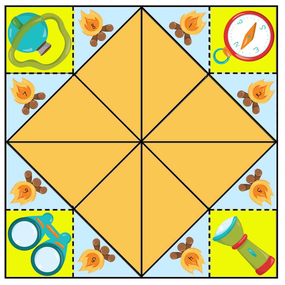 free printable fortune teller template