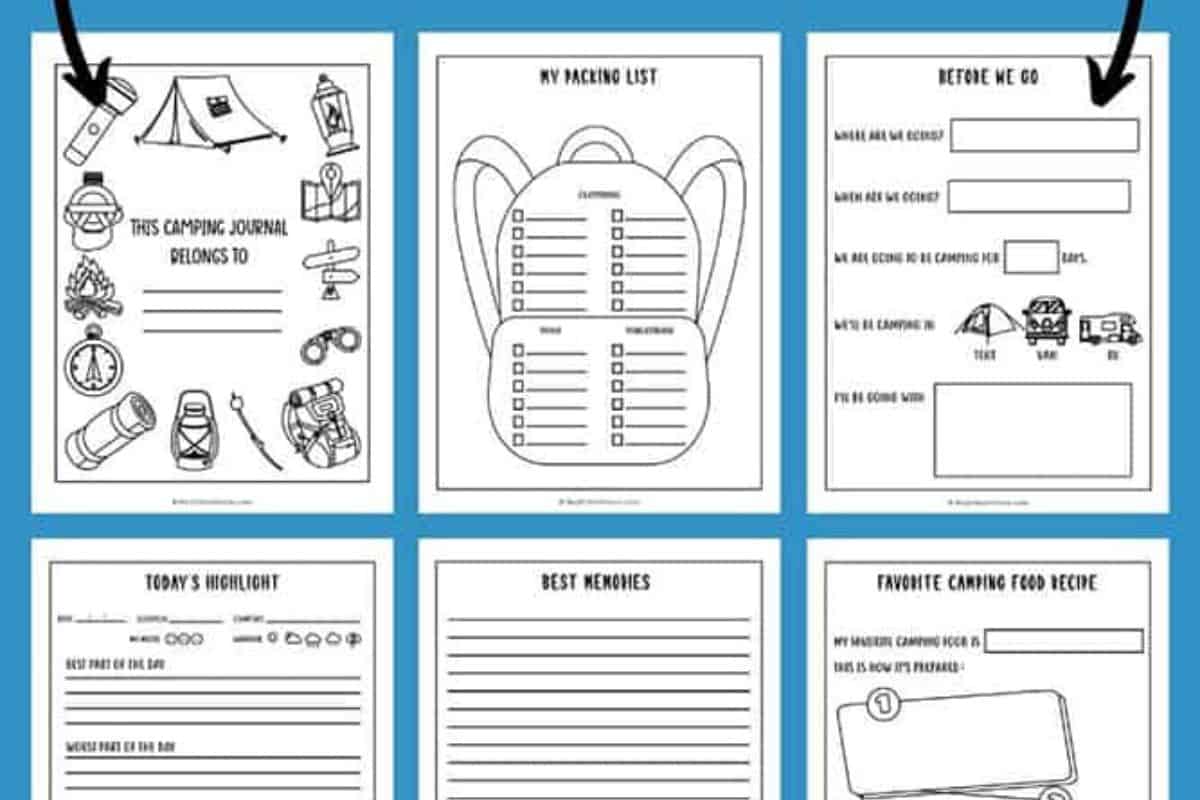 Camping Printables