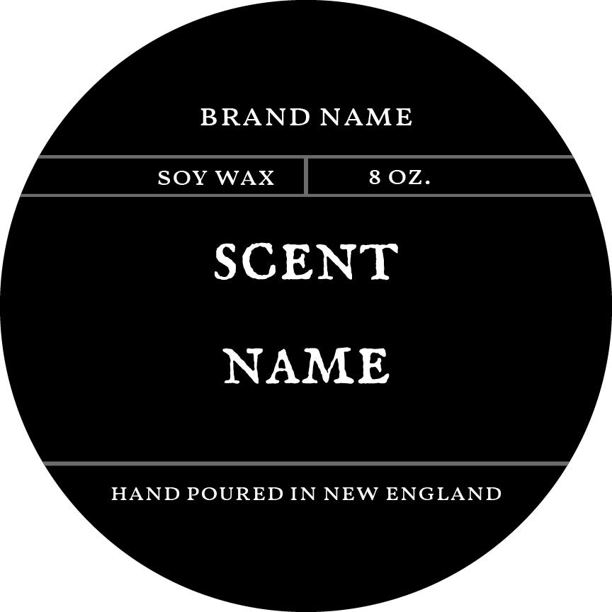 Candle Labels Templates