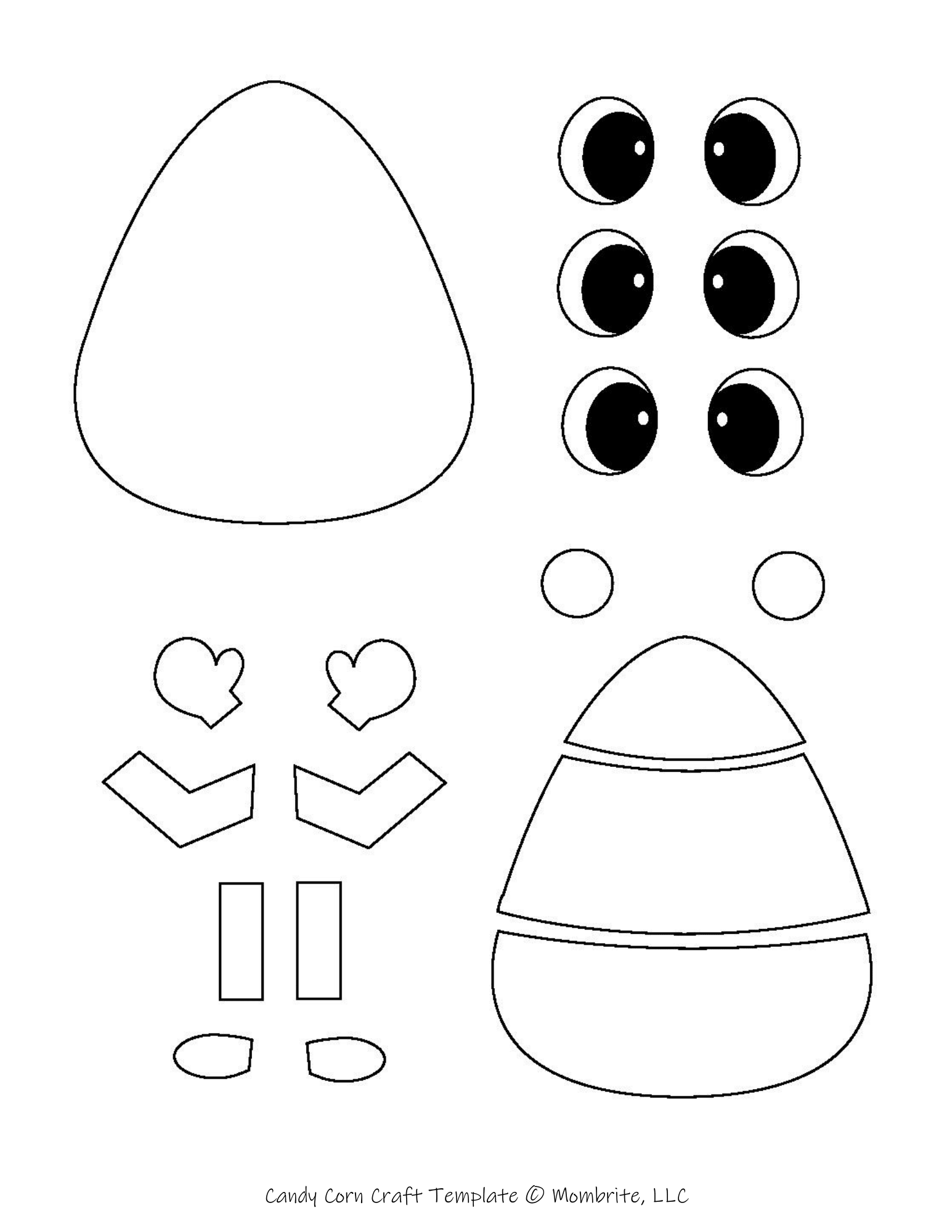 Candy Corn Craft Candy Corn Craft