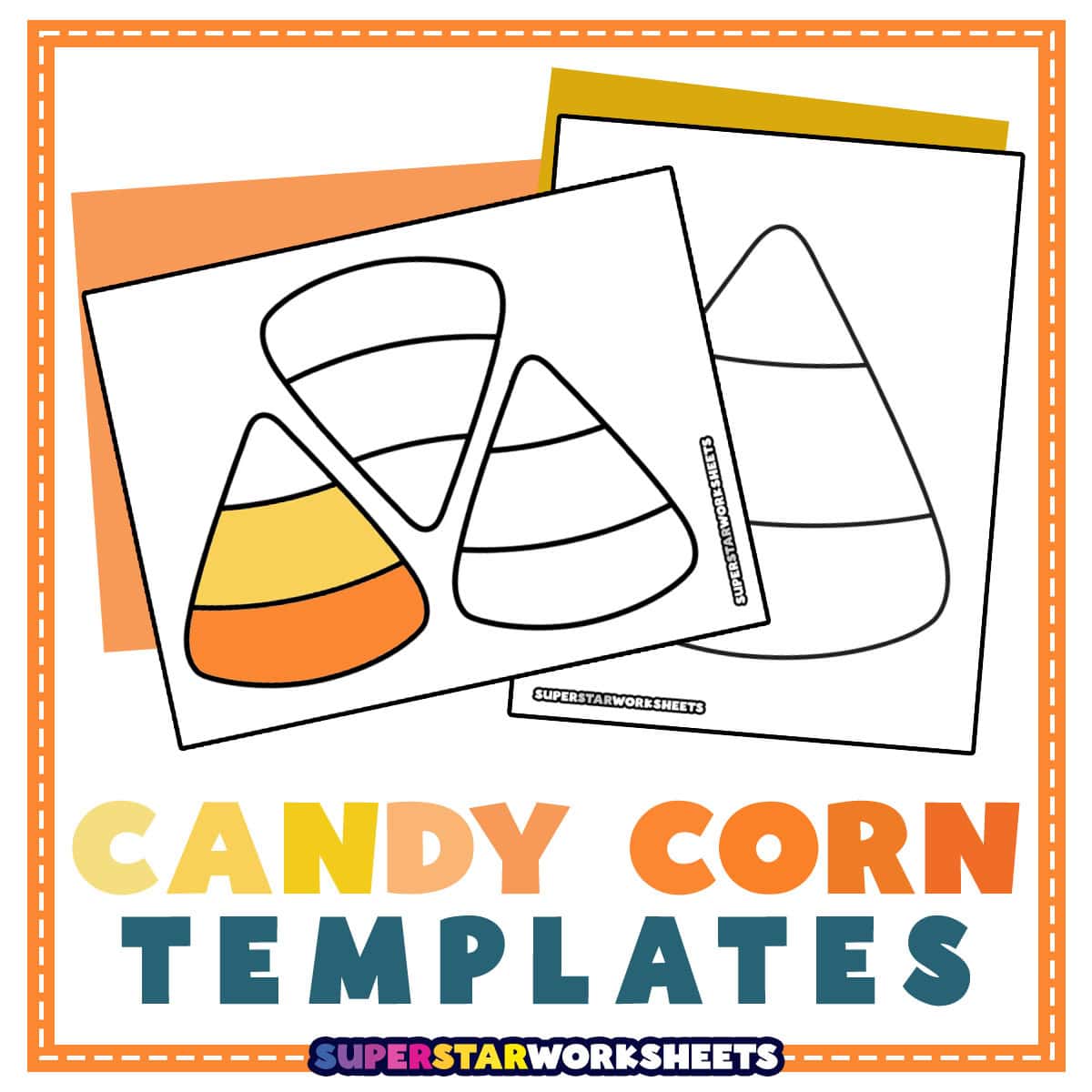 Candy Corn Template Candy Corn Template