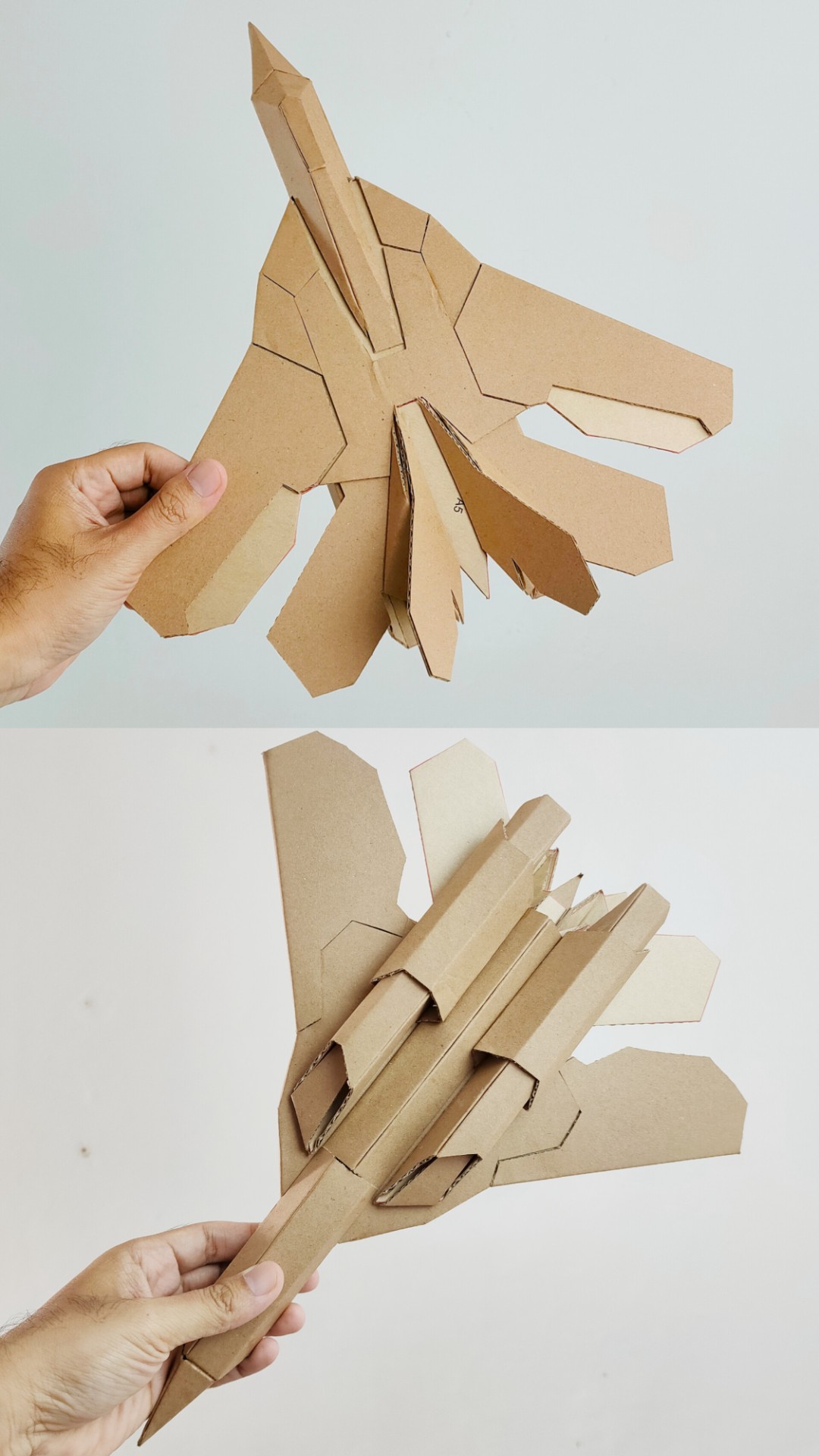 Cardboard Craft 2472 Modern Futuristic Aircraft