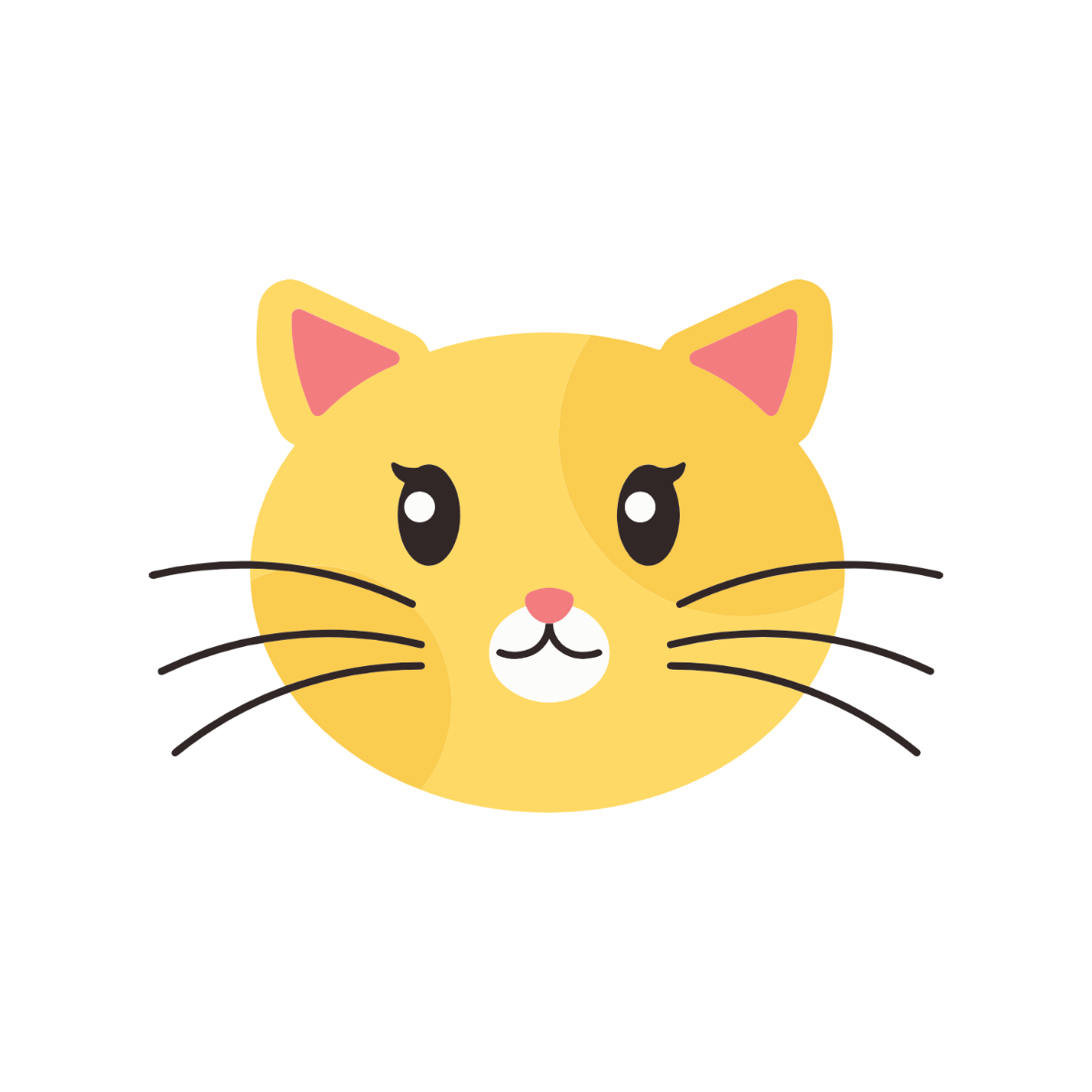 Cat Face Clipart Cat Face Clipart