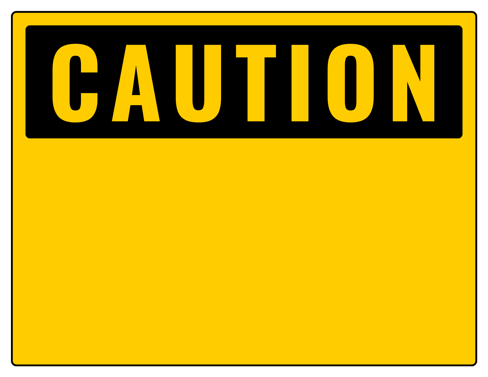 Caution Signs Caution Signs