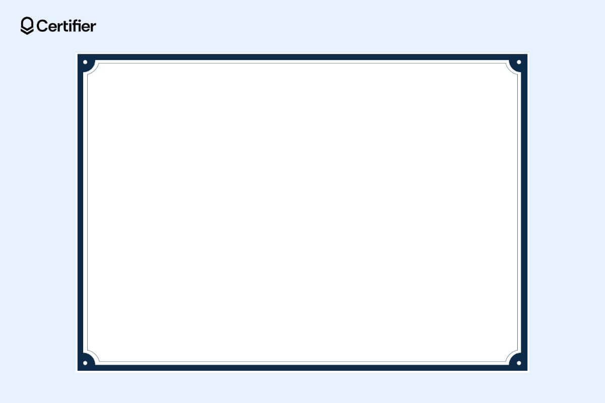Certificate Border