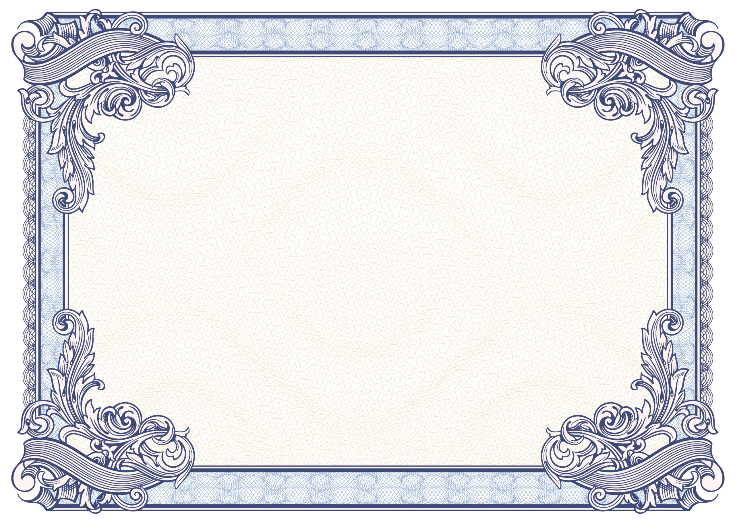 Certificate Borders