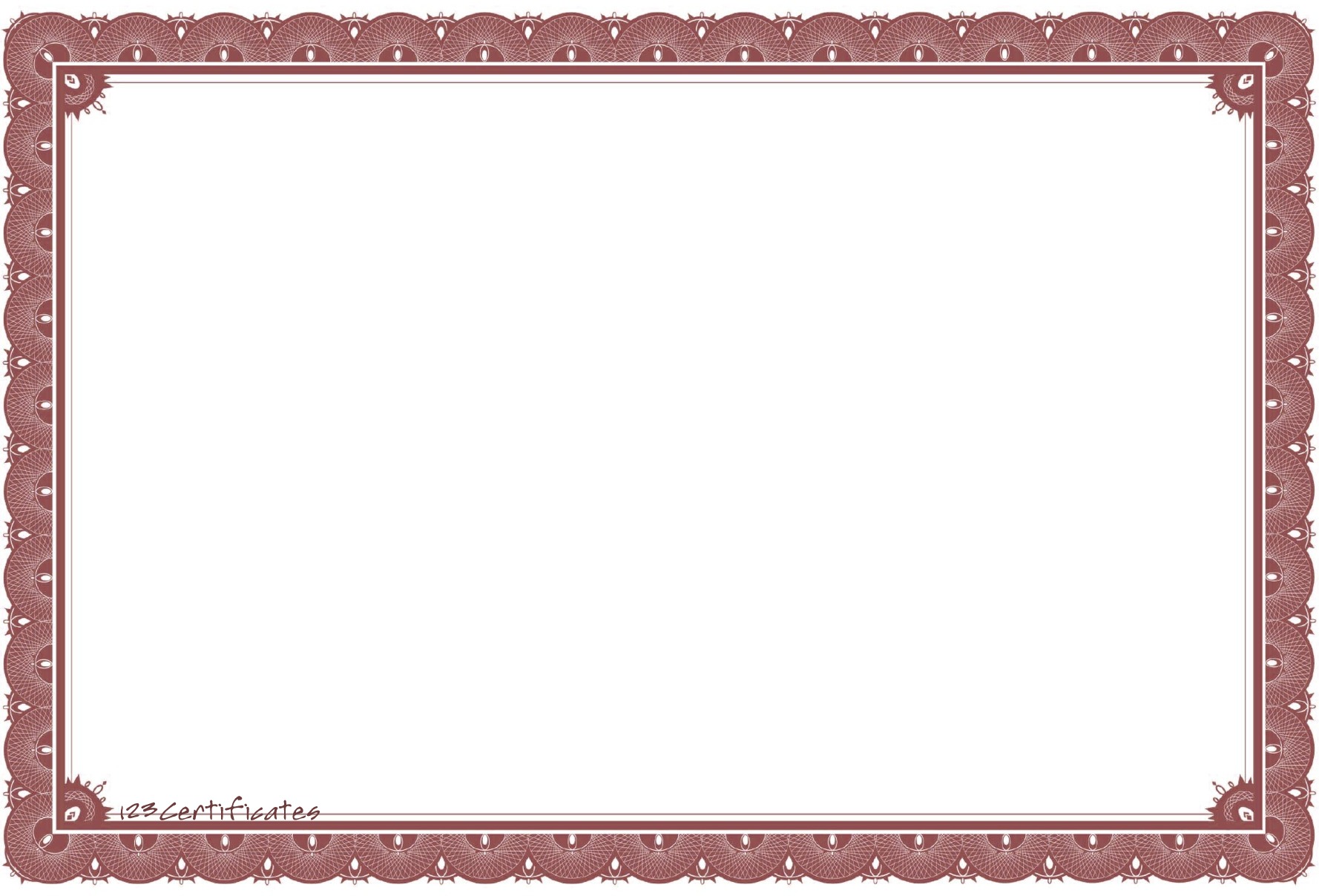 Certificate Borders