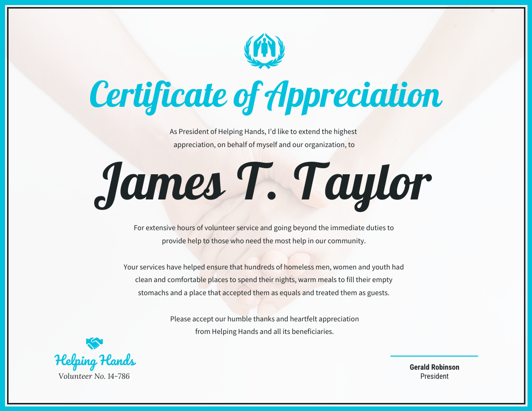 Certificate Of Appreciation 6b488e6d 3a54 413b Aeda 14df63a714ac