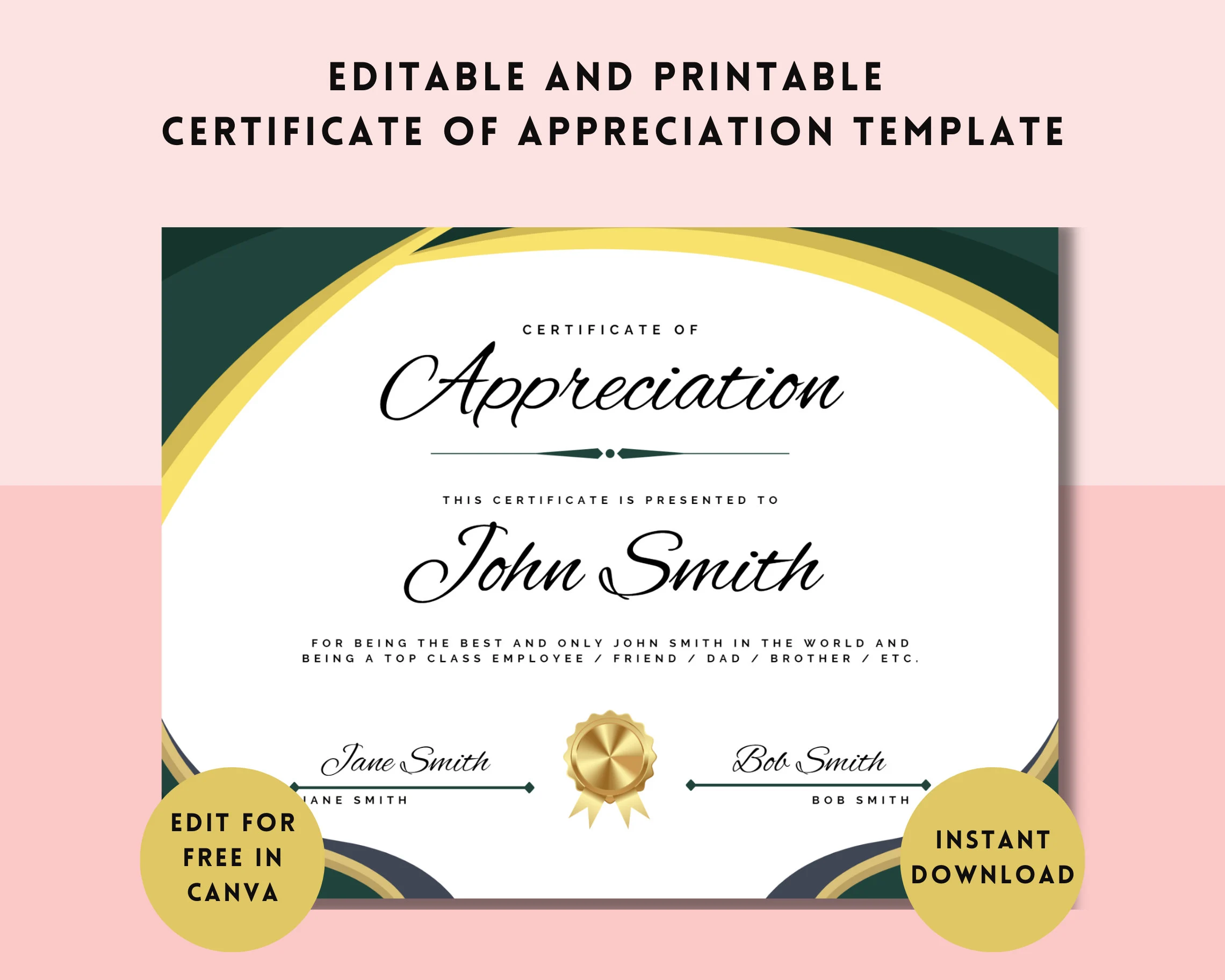 Certificate Of Appreciation Template Certificate Of Appreciation Template