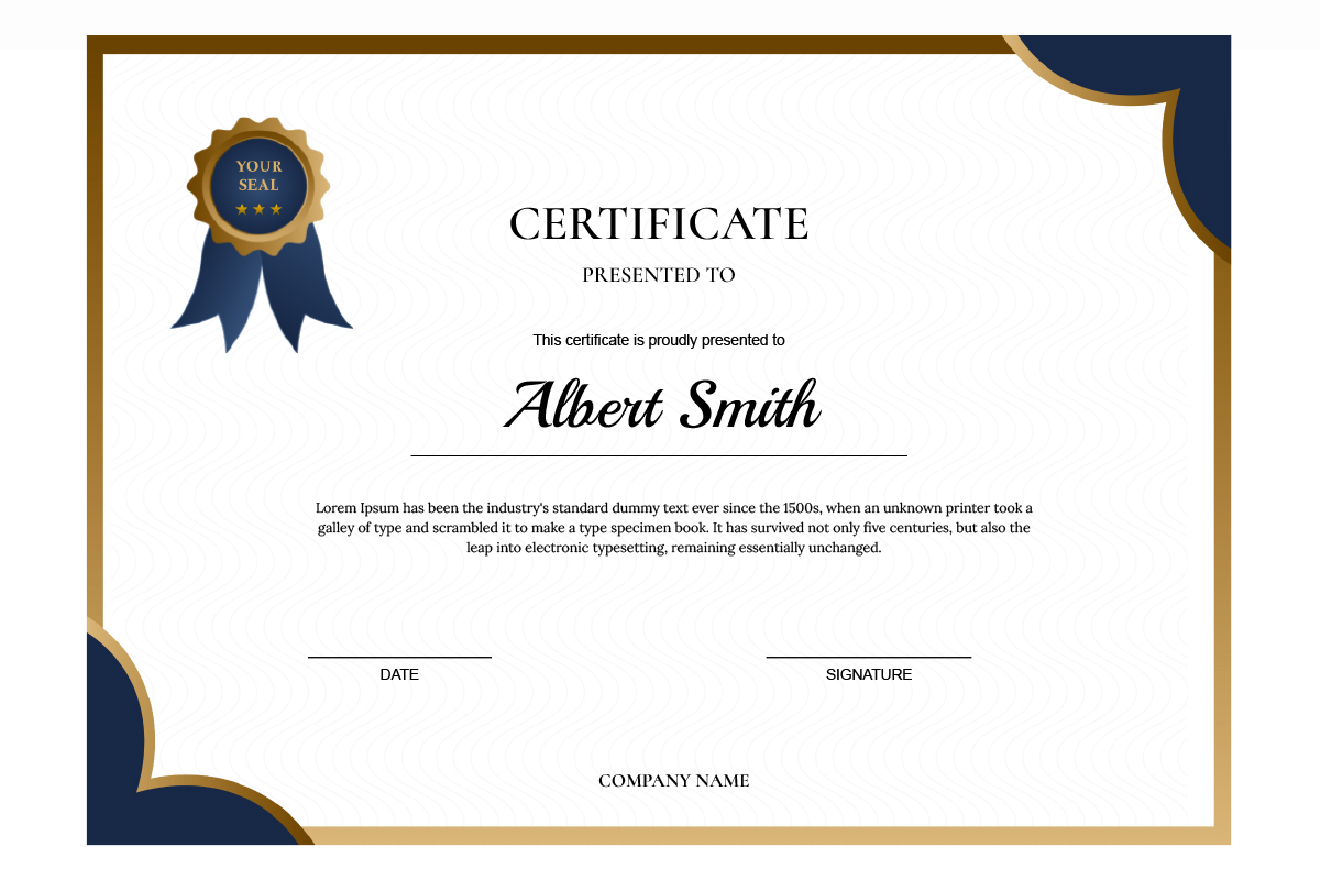 Certificate Templates