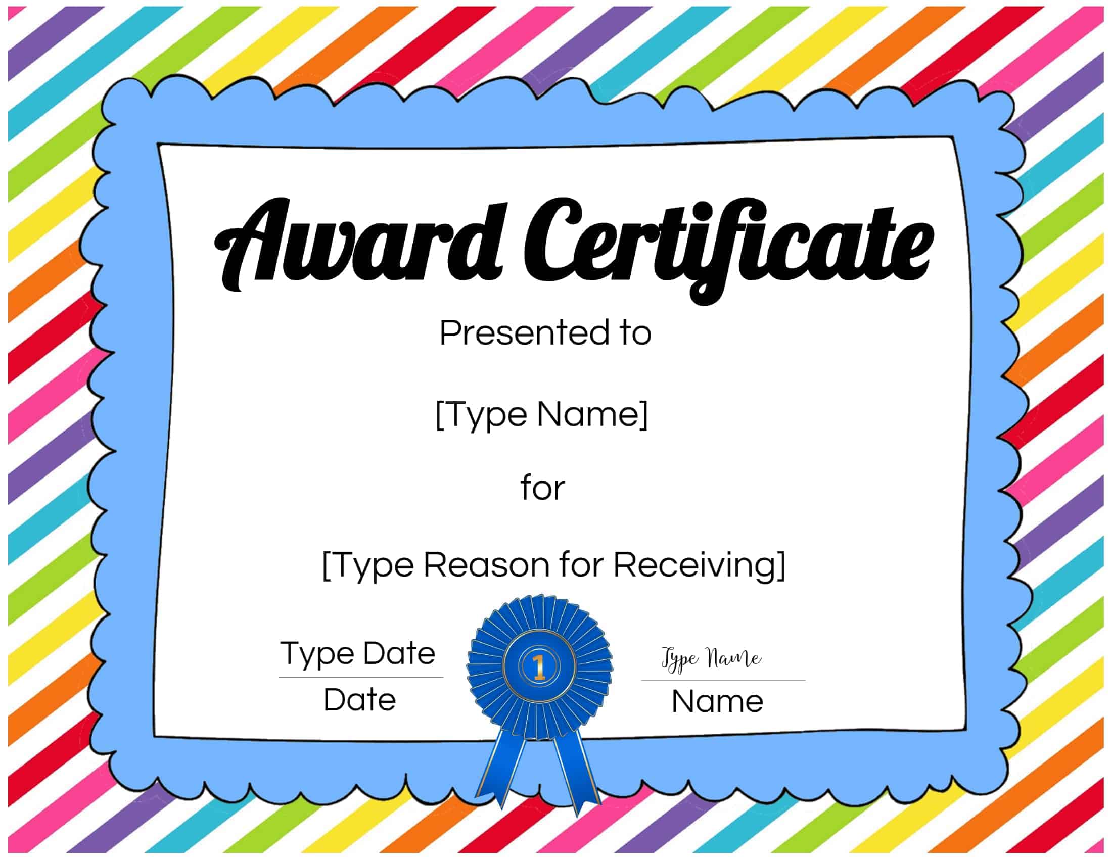 Certificates For Kids