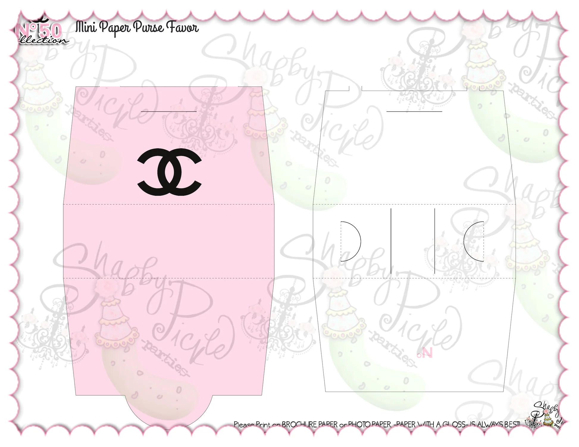 free printable chanel invitation template free printable chanel invitation template