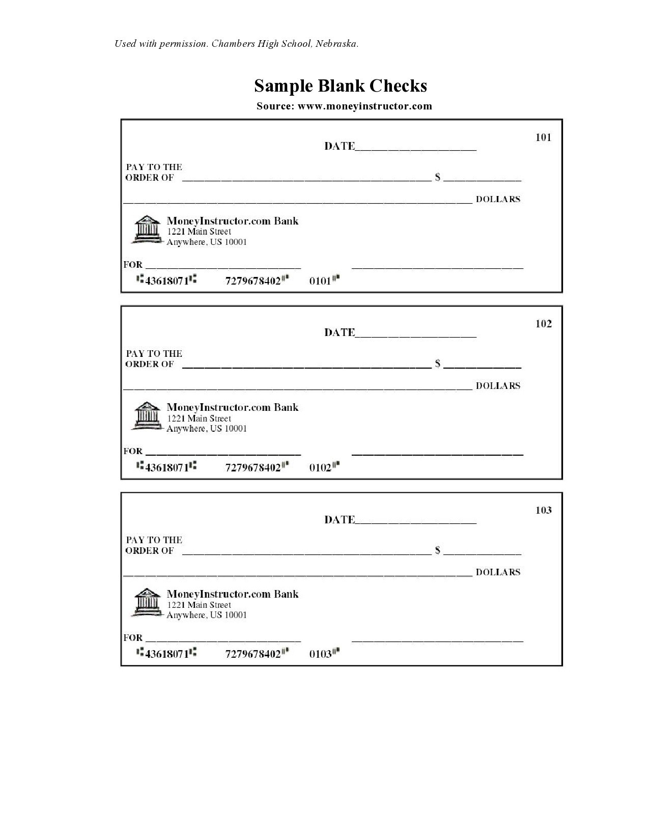 Check Templates Check Templates